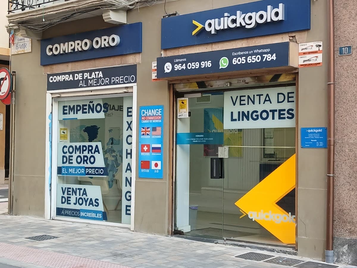 Vender Oro en Castellón — Quickgold Castellón