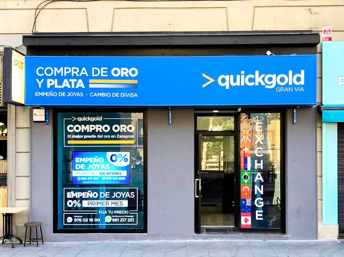 Vender Oro en Zaragoza — Quickgold Gran vía