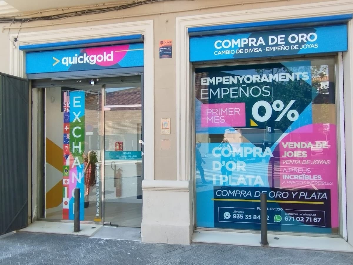 Vender Oro en Barcelona — Quickgold Sant Adrià
