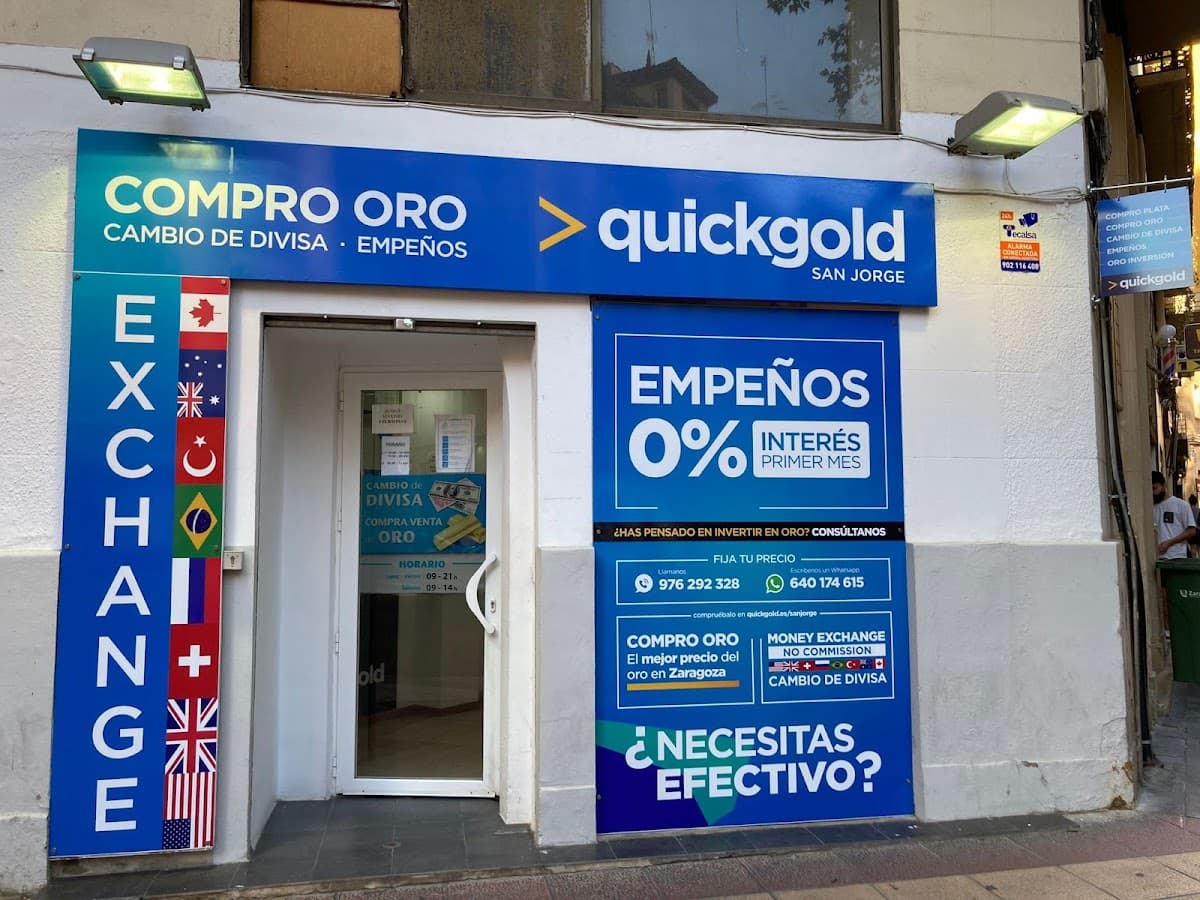 Vender Oro en Zaragoza — Quickgold San Jorge