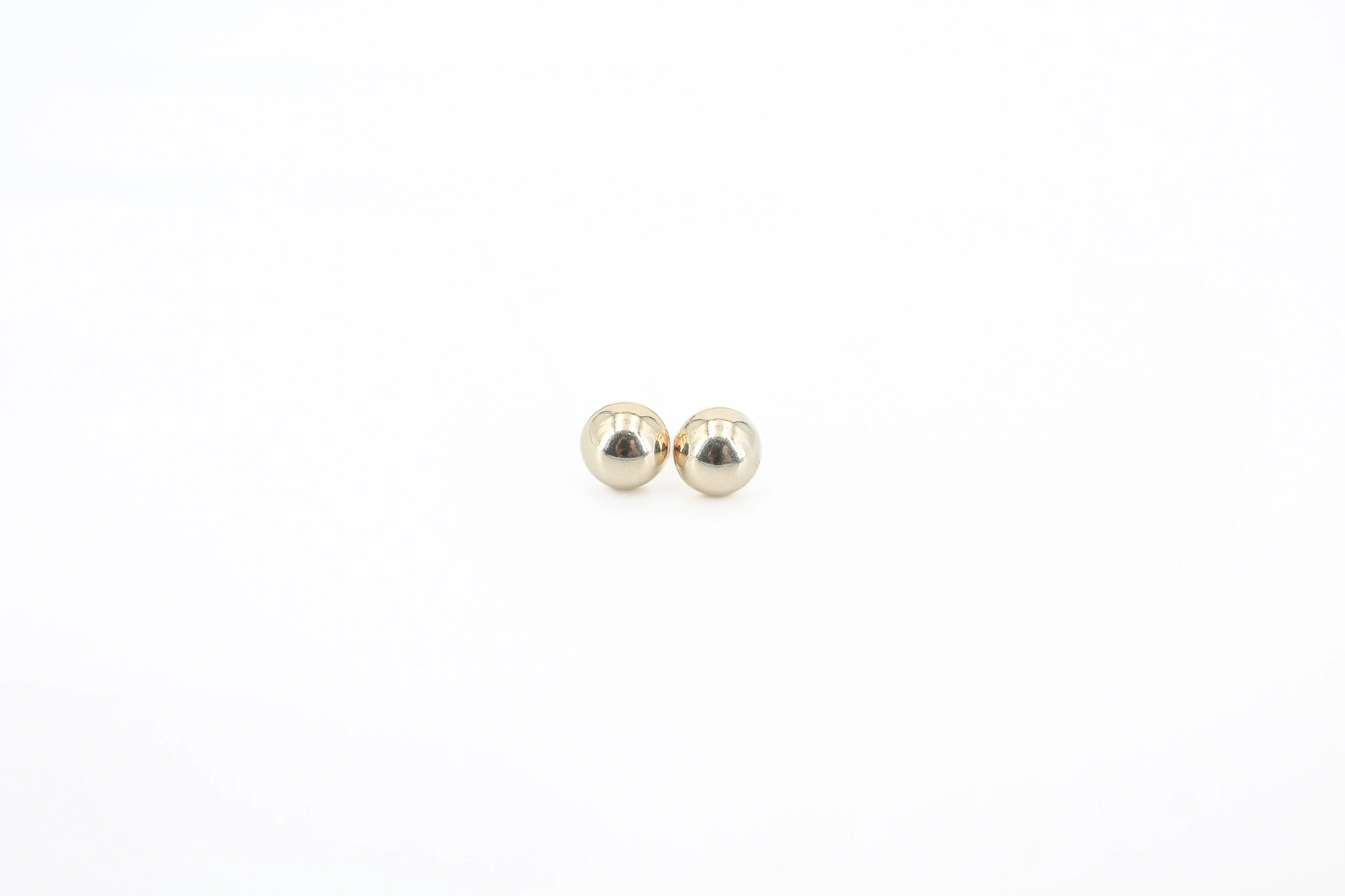 Pendientes esfera de plata 925
