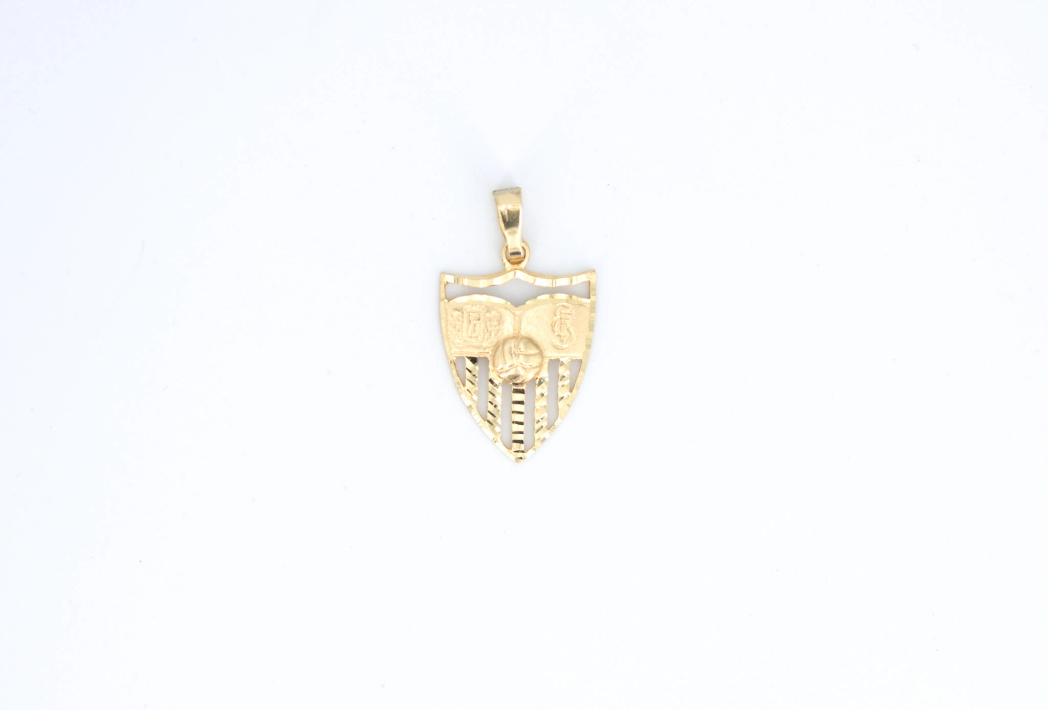 Colgante escudo heráldico de oro 18K — vista alternativa