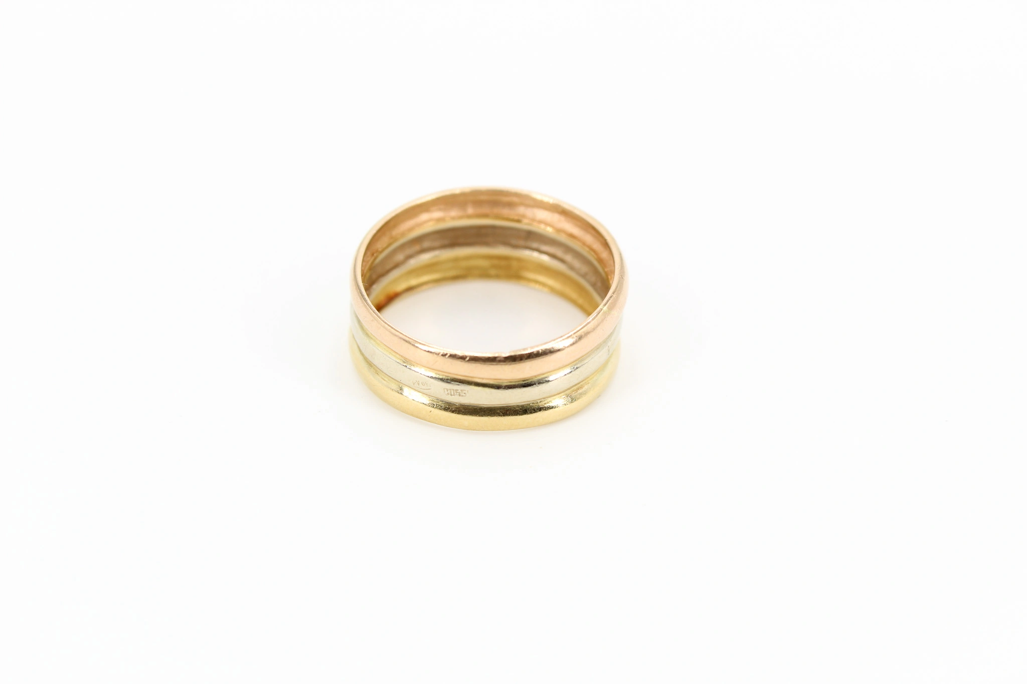 Anillo de oro combinado 18K — foto 3