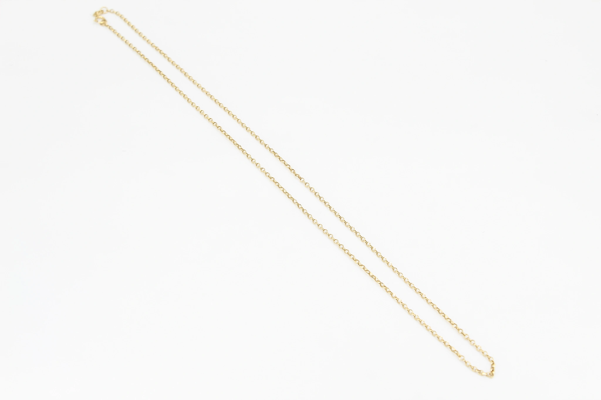 Cadena de oro forzada 18K — vista alternativa