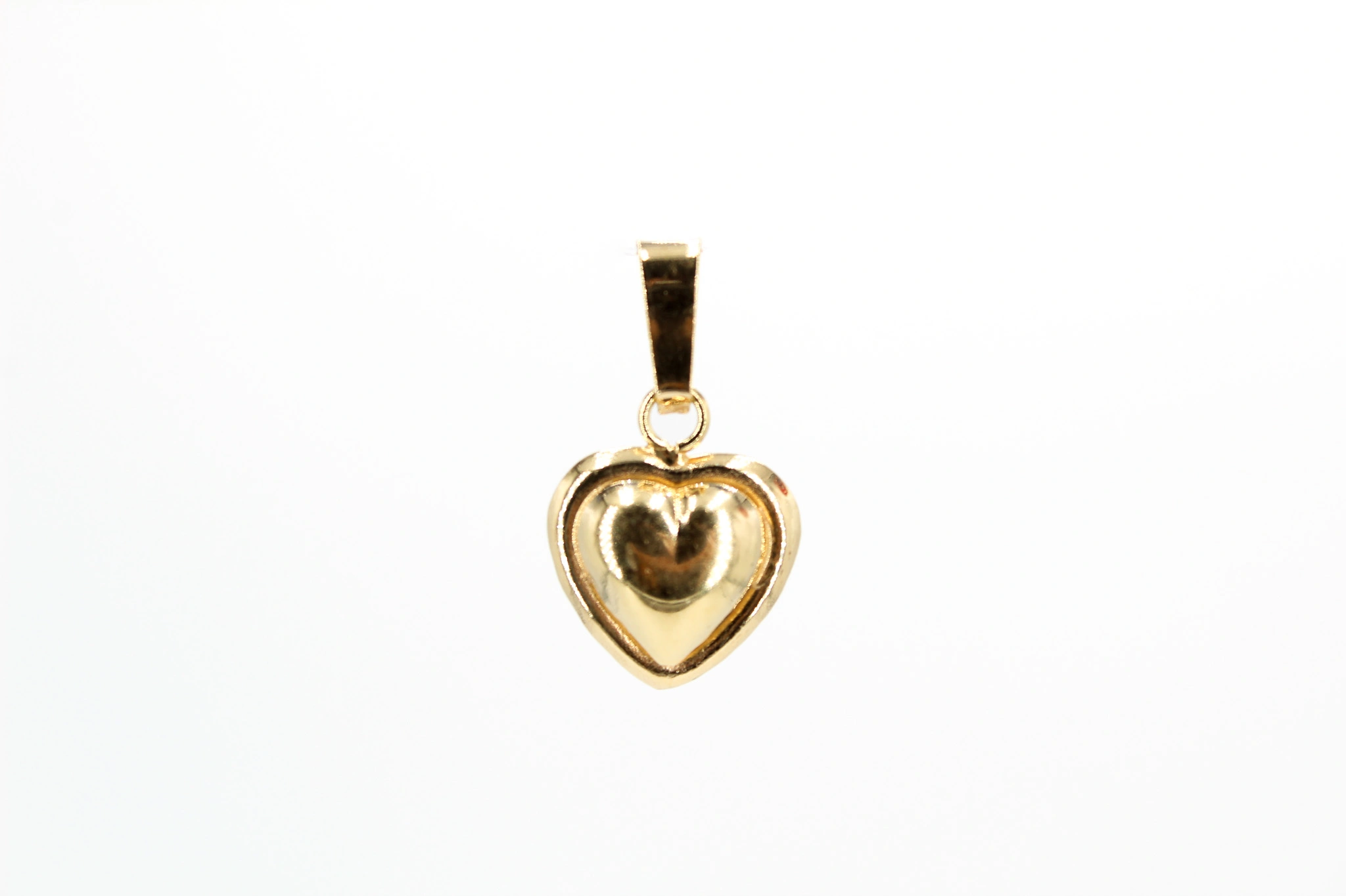 Colgante de corazón de oro 18K — foto 3