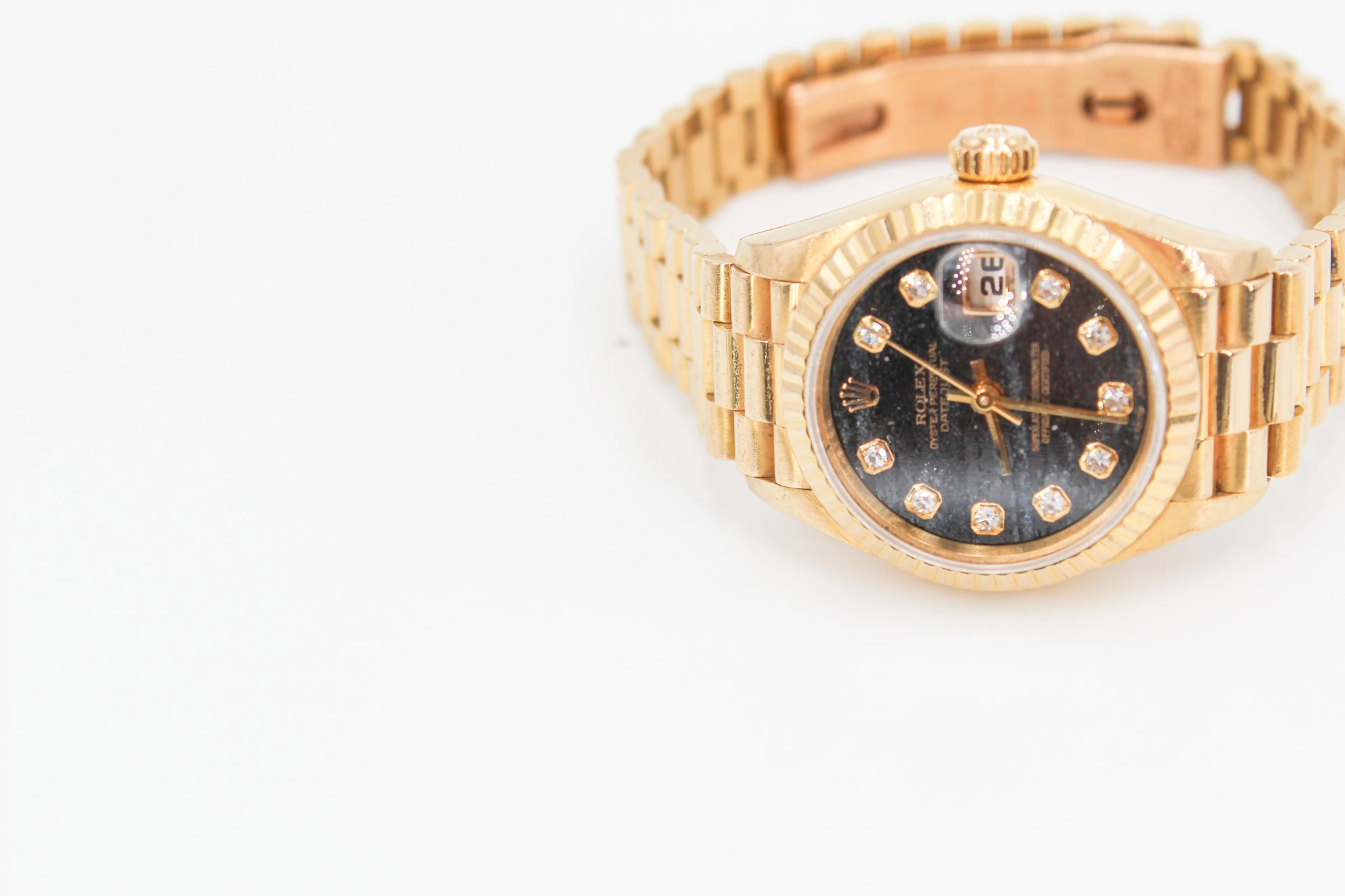 Reloj automático de oro de 18k con diamantes Royal Hysteria — vista alternativa