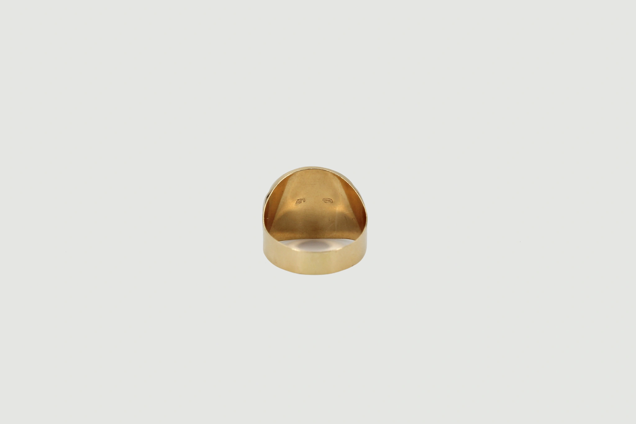 Sello de oro combinado de 18k — vista alternativa