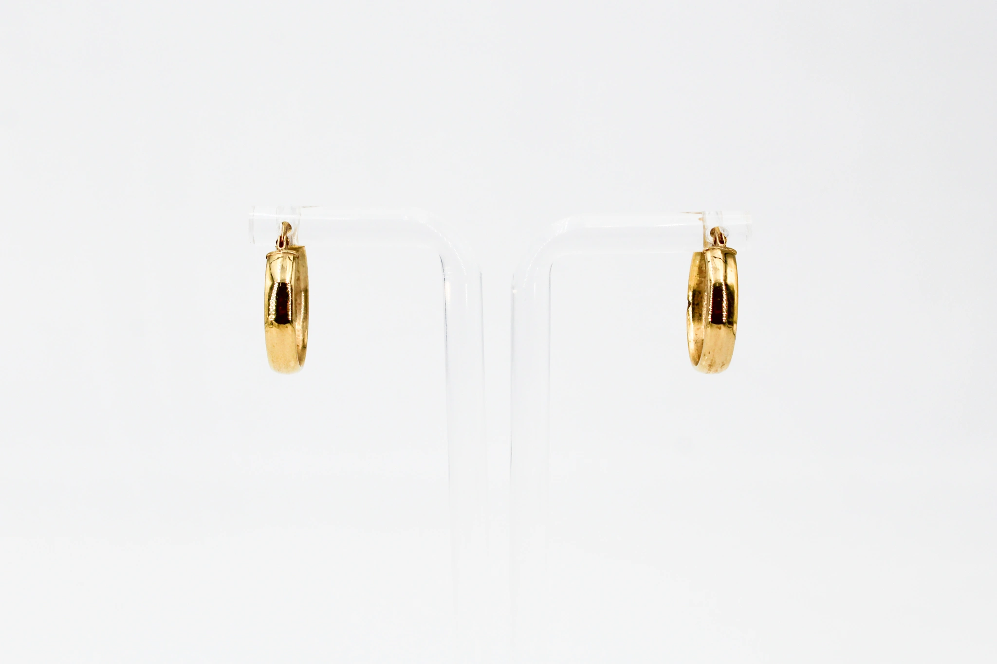 Aros de oro 18k clásicos — foto 3