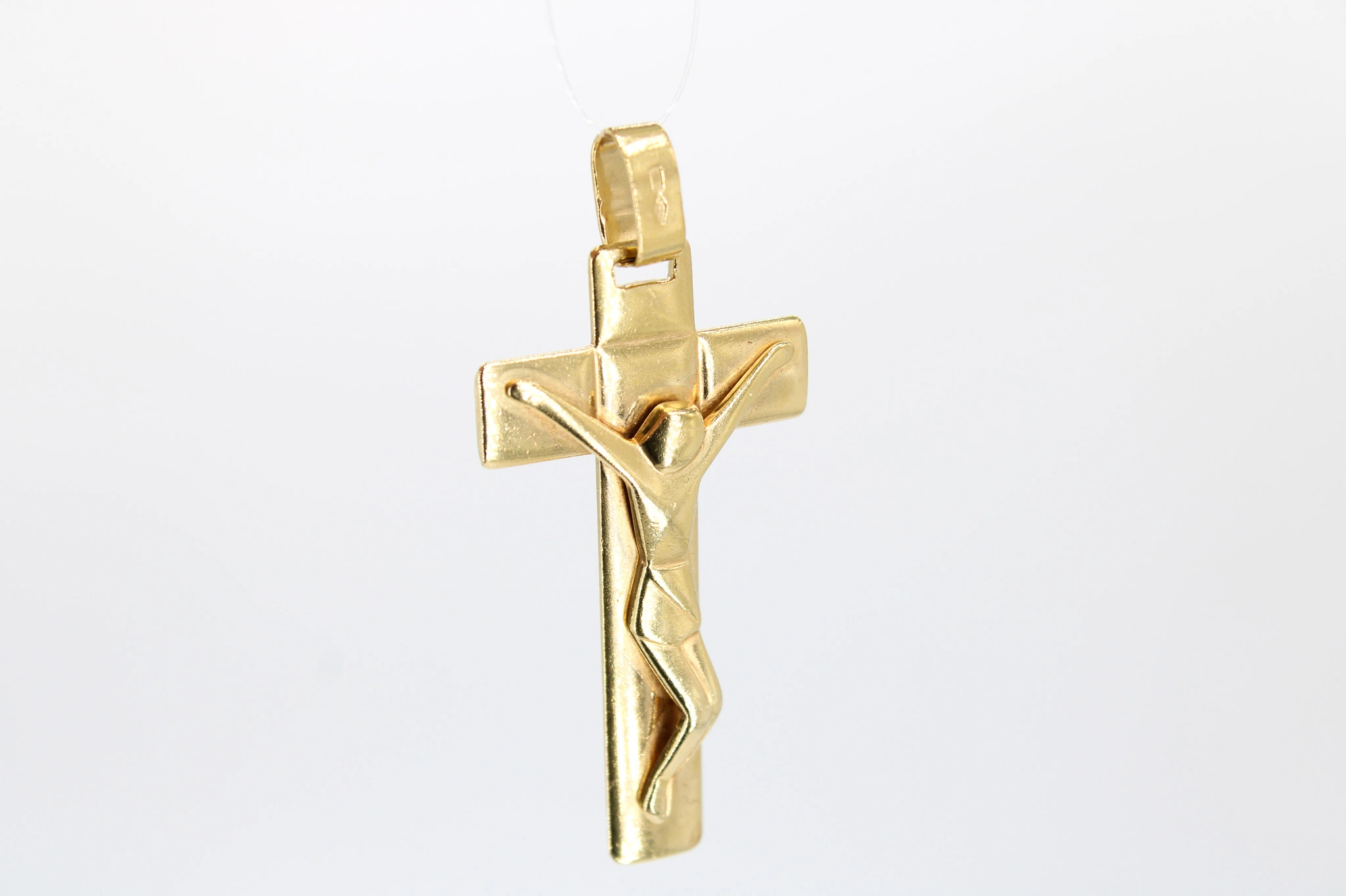 Colgante cruz de oro 18K — foto 3