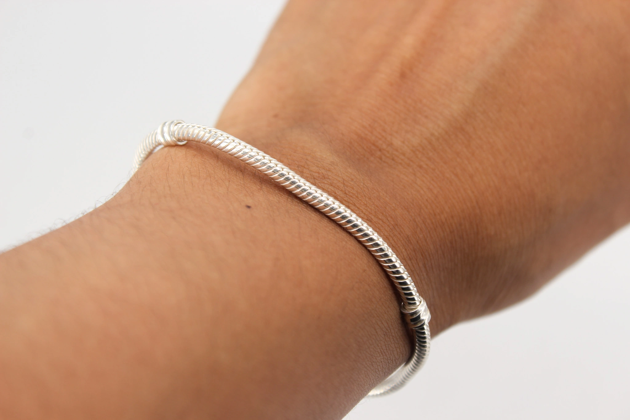 Pulsera serpiente de plata 925 — foto 3