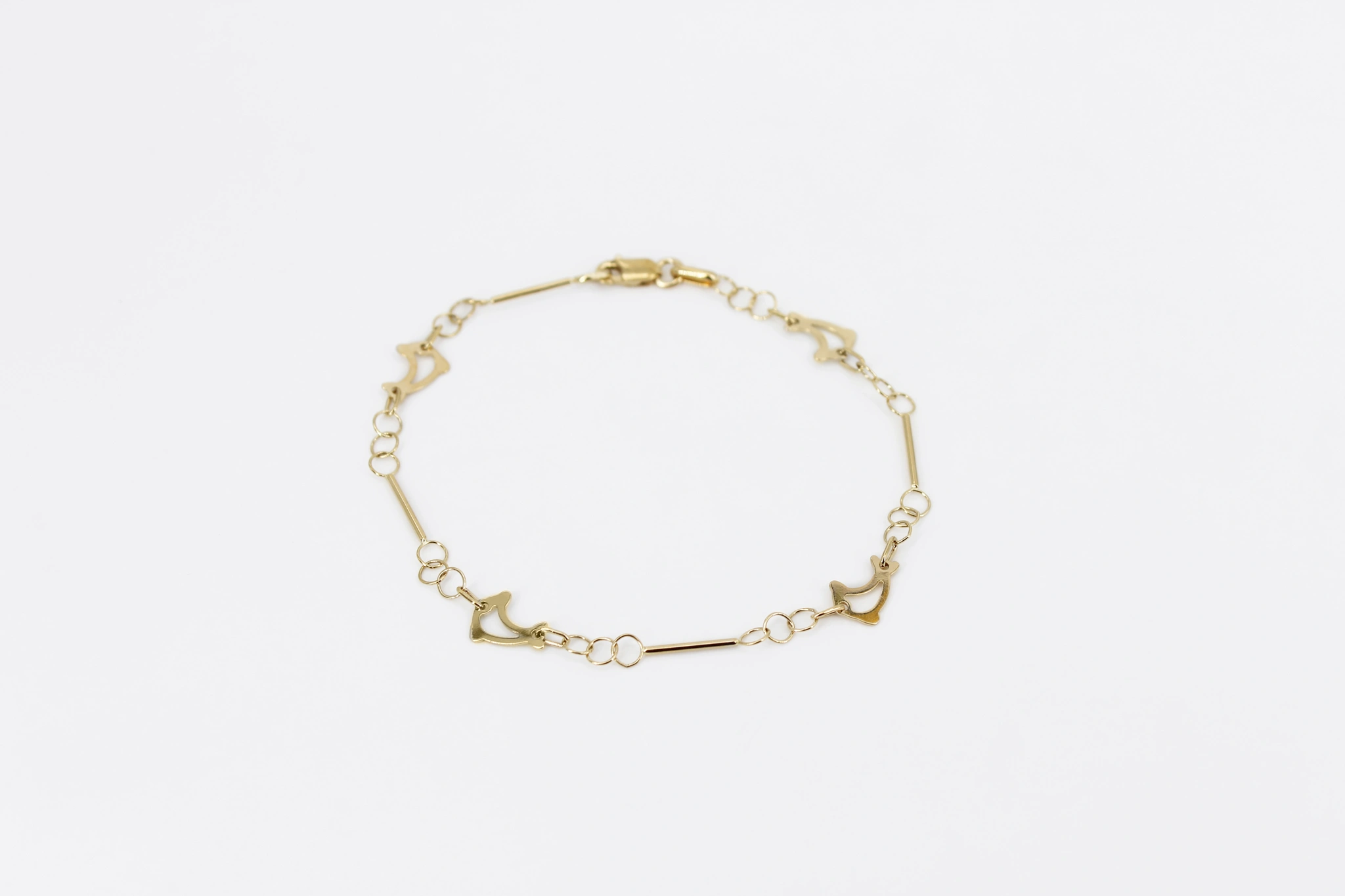 Pulsera de oro con motivos marinos 18K