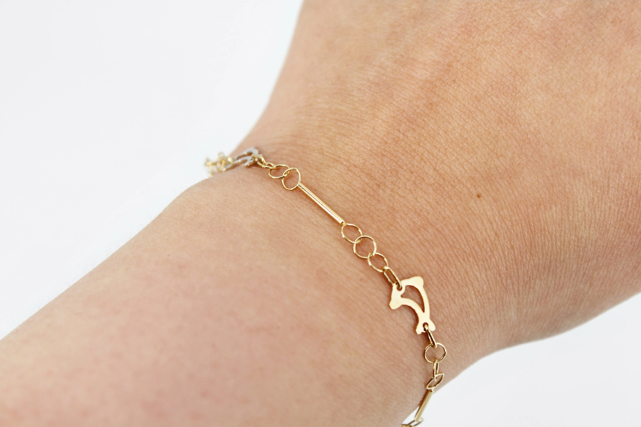 Pulsera de oro con motivos marinos 18K — foto 3