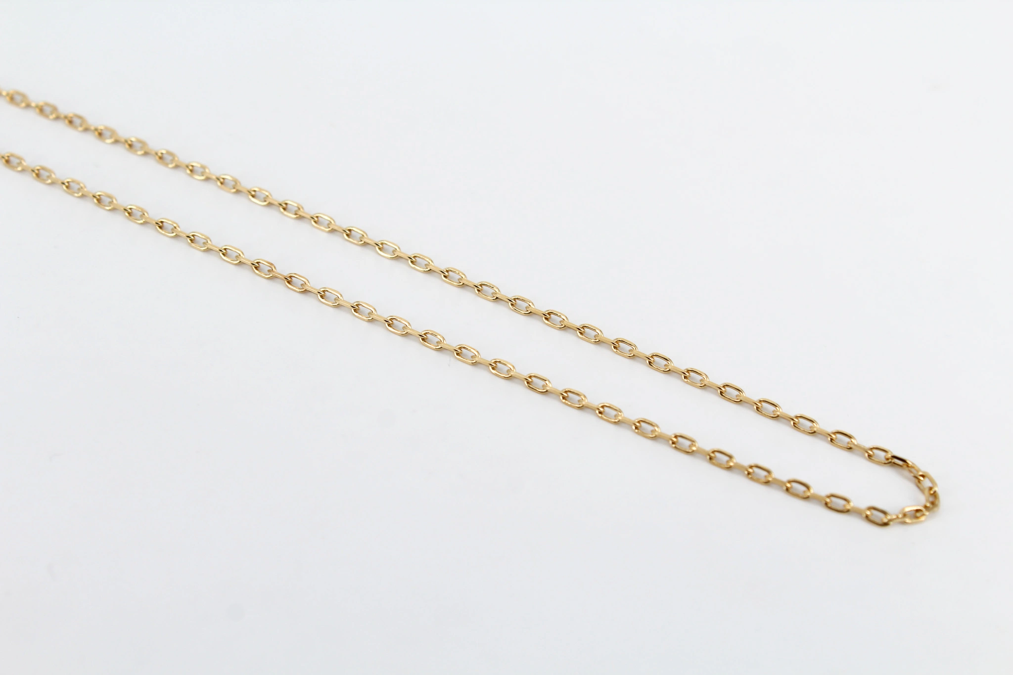 Cadena de oro forzada 18K