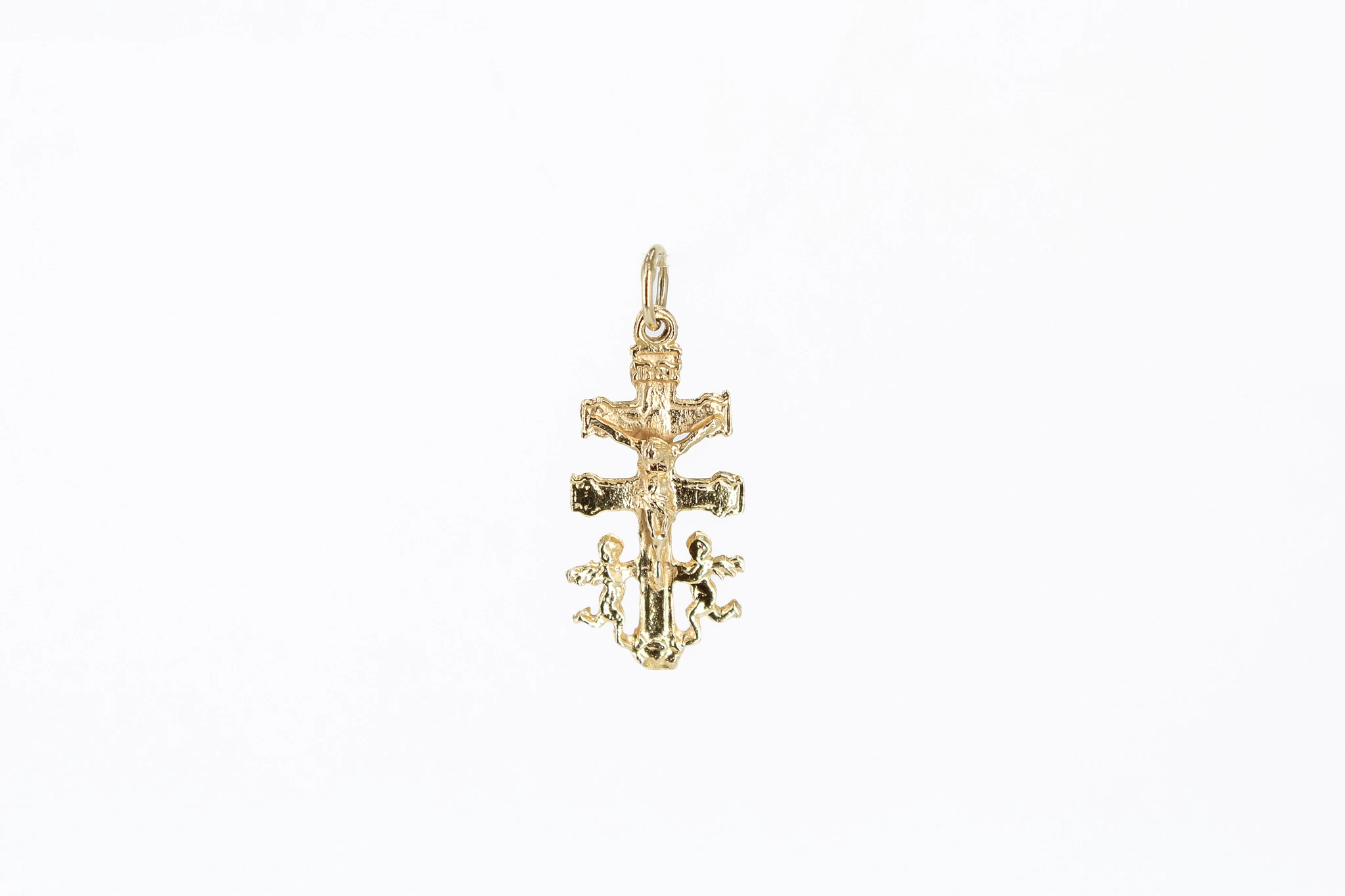 Colgante cruz de oro 18K