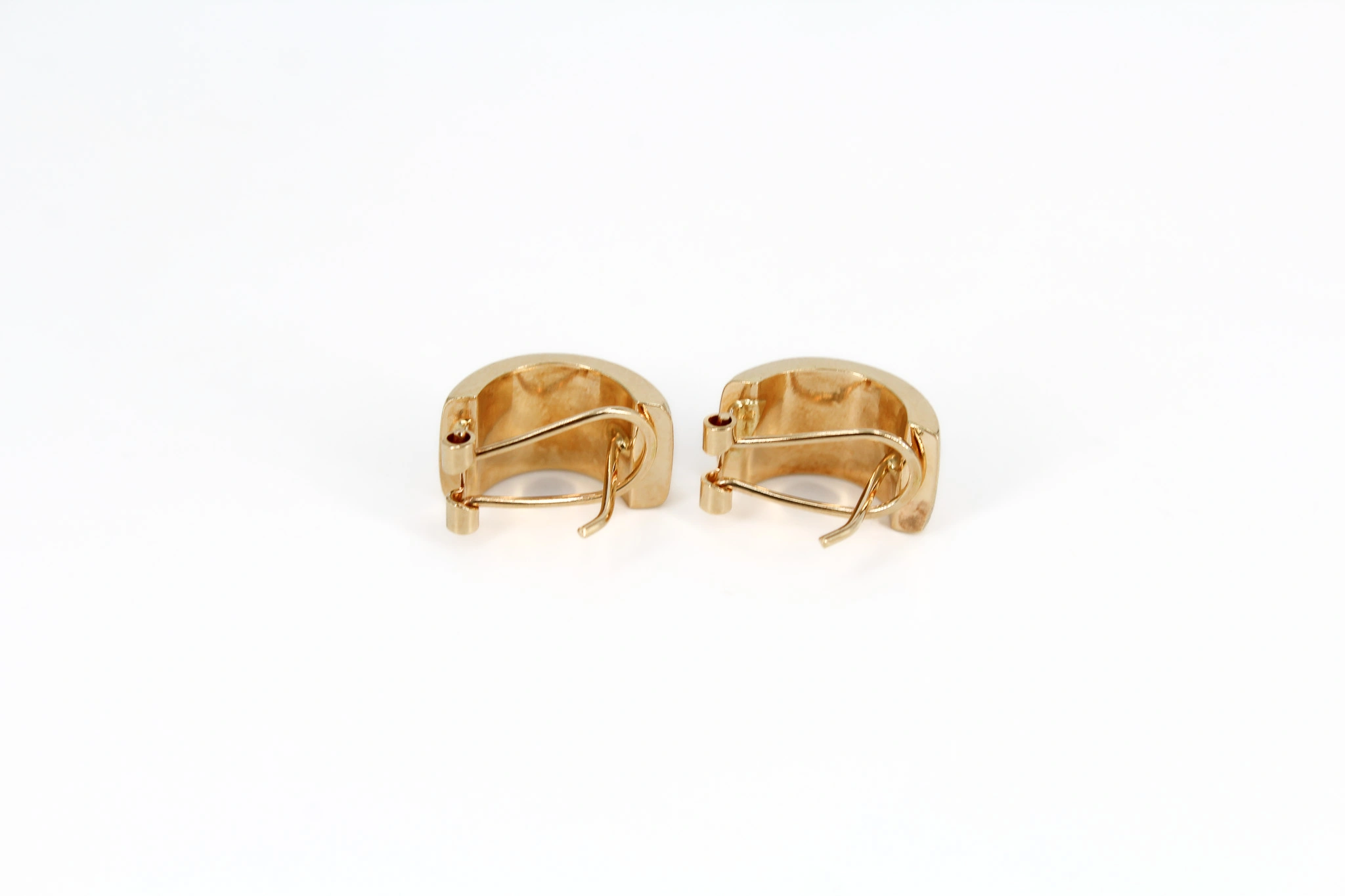 Pendientes aro trenzado de oro 18K — foto 3
