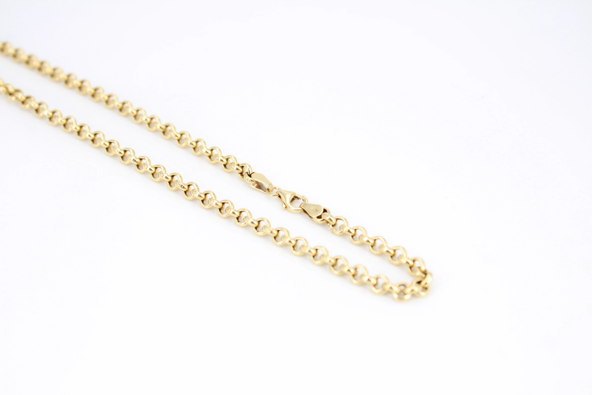 Collar de oro de 18k rolo 4x460mm — vista alternativa