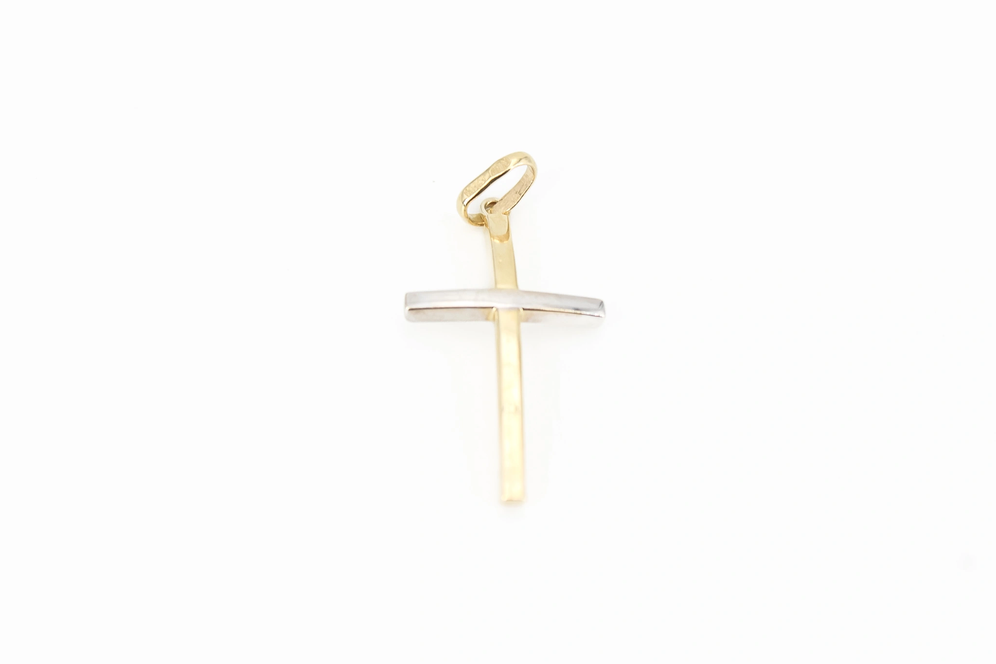 Cruz de oro combinado 18K — vista alternativa