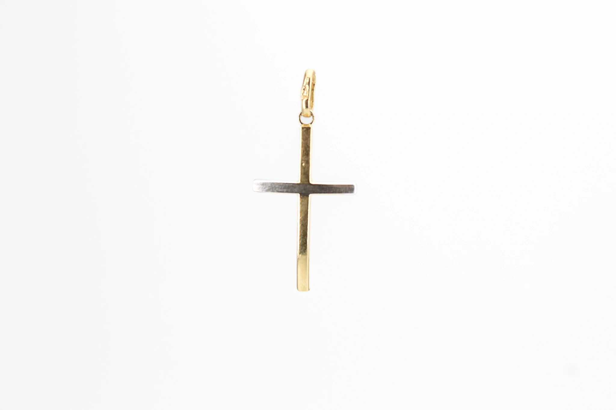 Cruz de oro combinado 18K — foto 3