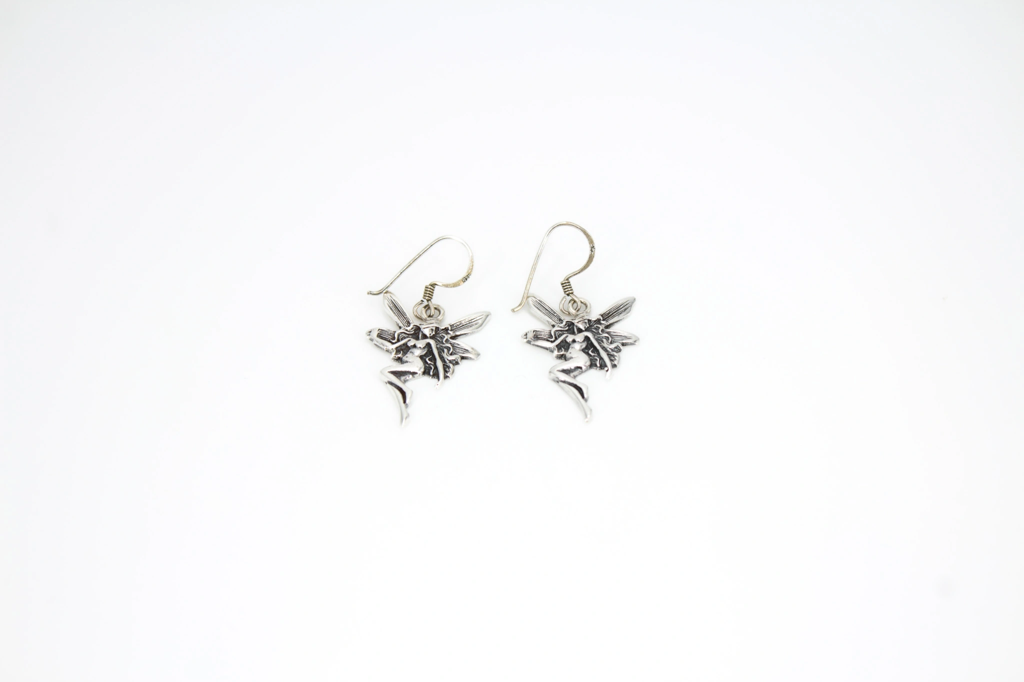 Pendientes hada de plata 925
