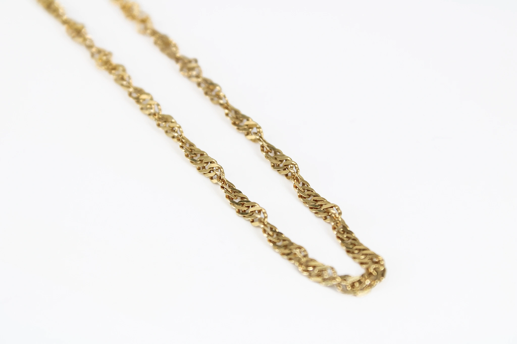 Cadena de oro Singapour 18K — vista alternativa