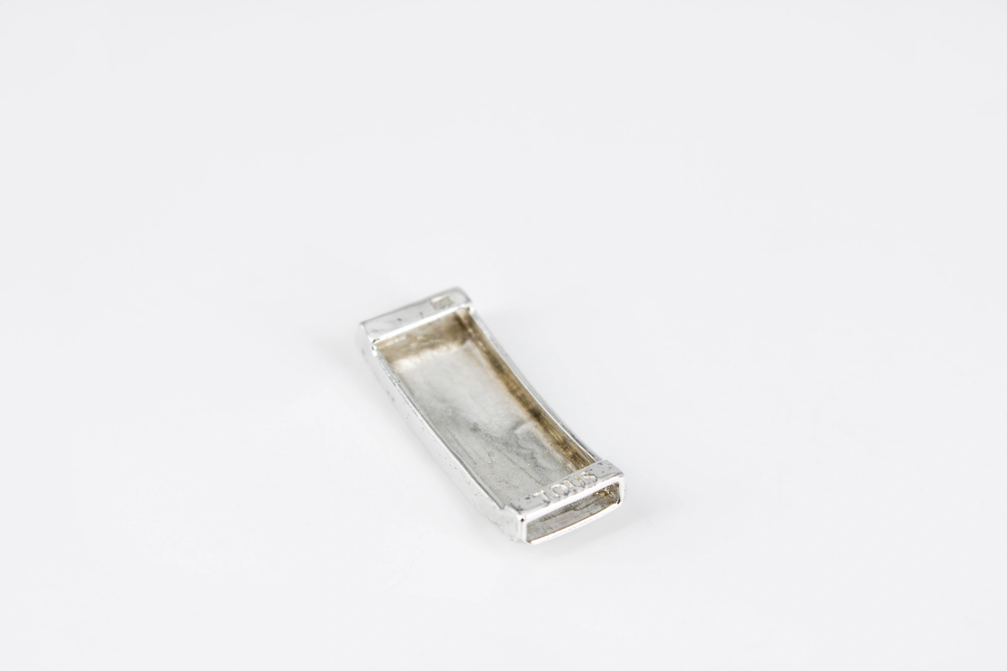 Colgante rectangular de plata de ley 925 — vista alternativa