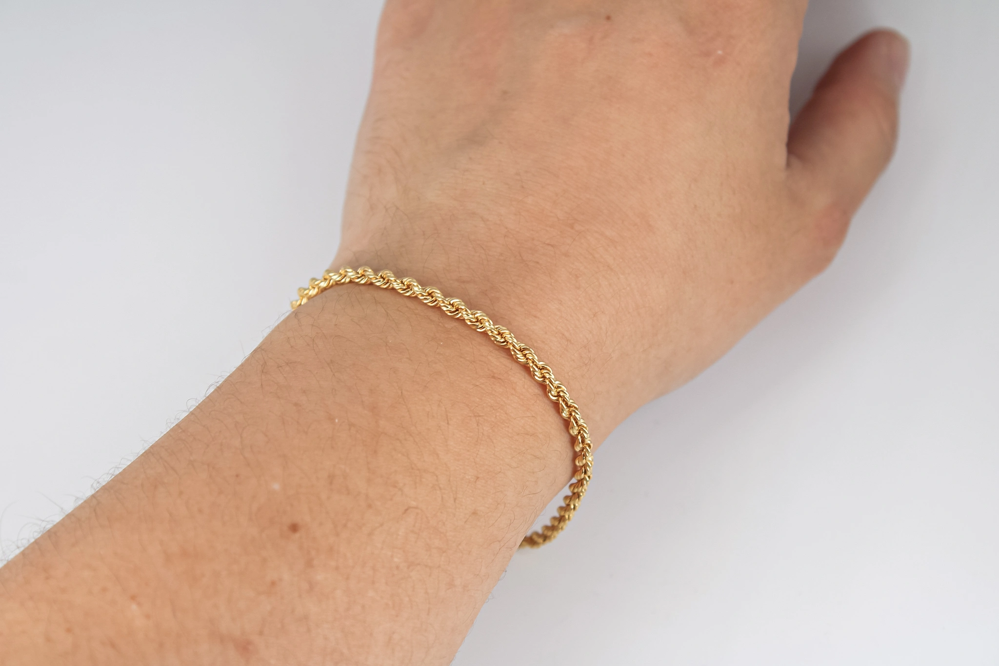 Pulsera salomónica de oro 18K — foto 3