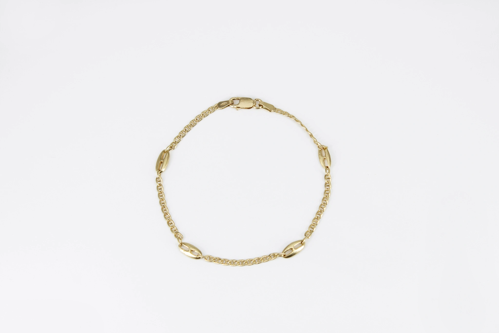Pulsera Fígaro de oro 18K