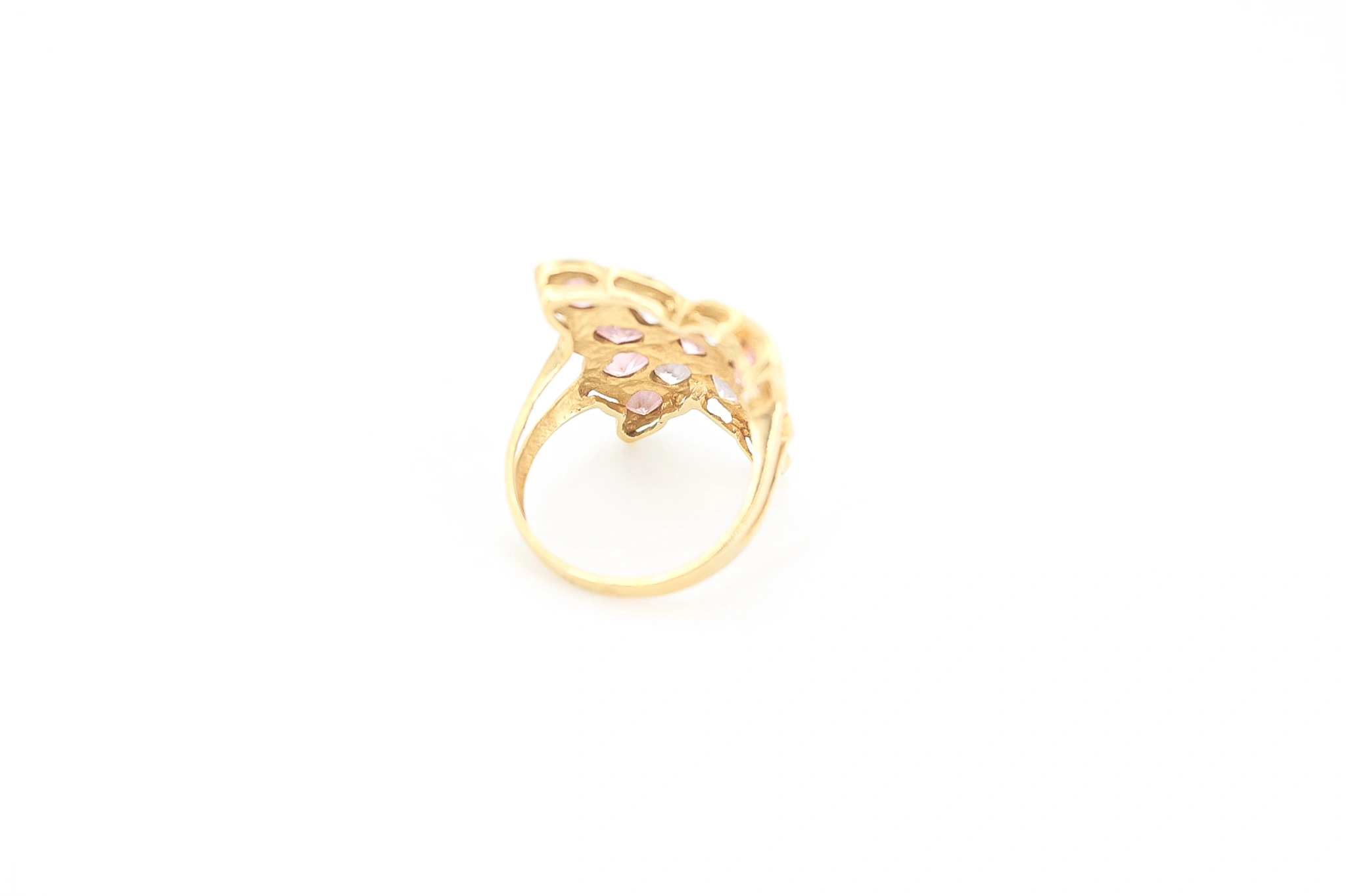Anillo forma de mariposa de oro 18K — vista alternativa