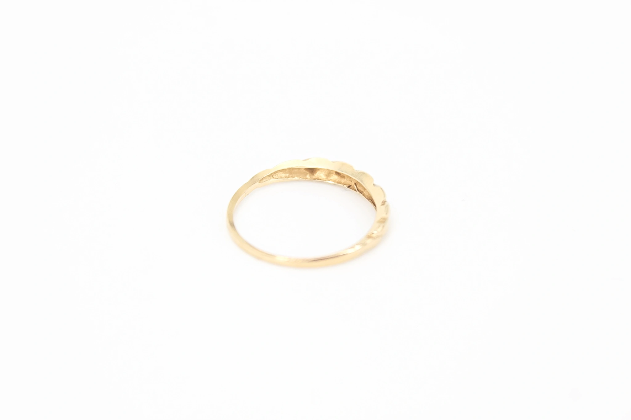 Anillo de oro trenzado 18K — vista alternativa