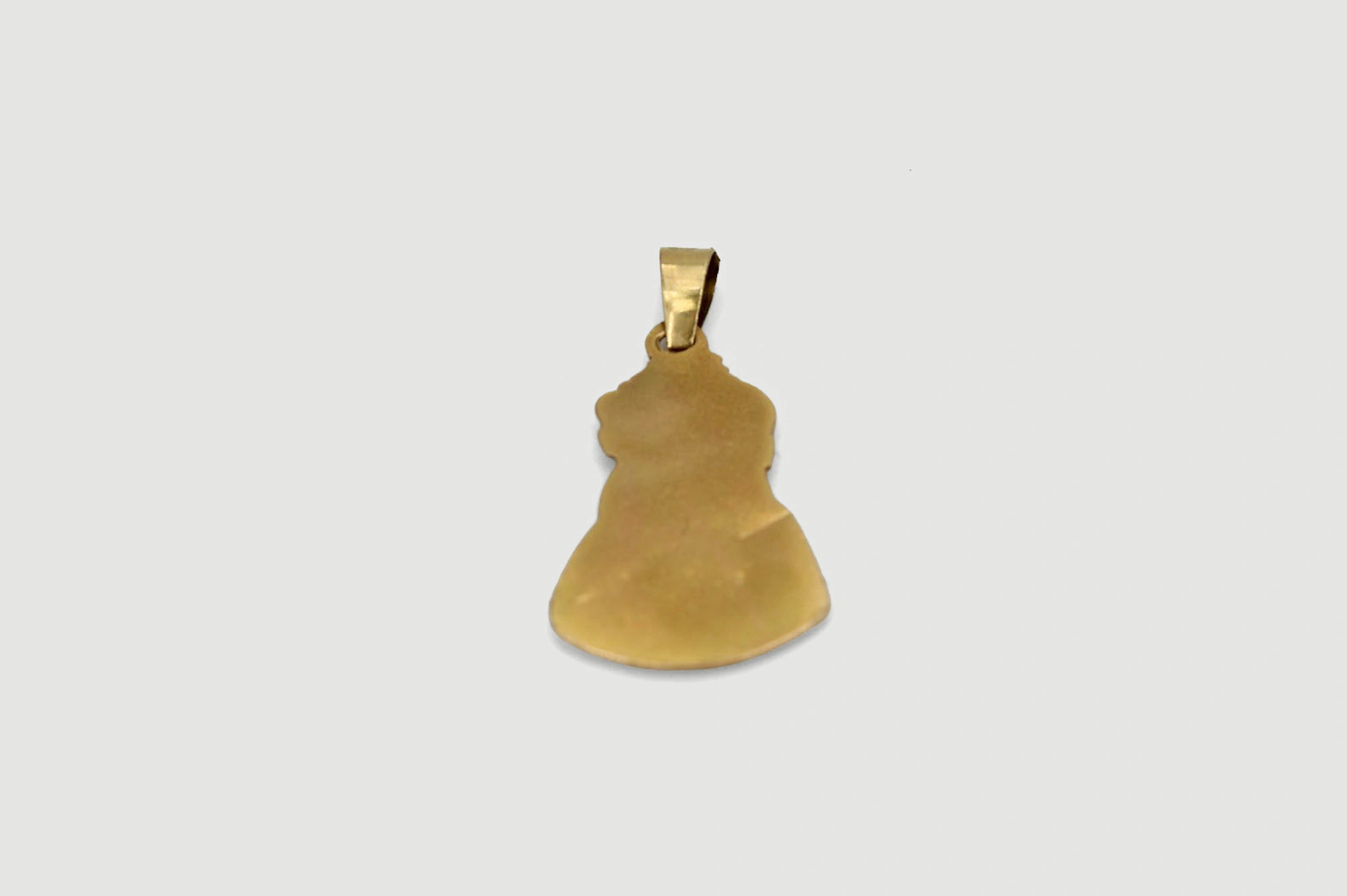 Medalla de la Virgen con el Niño en oro de 18k — vista alternativa