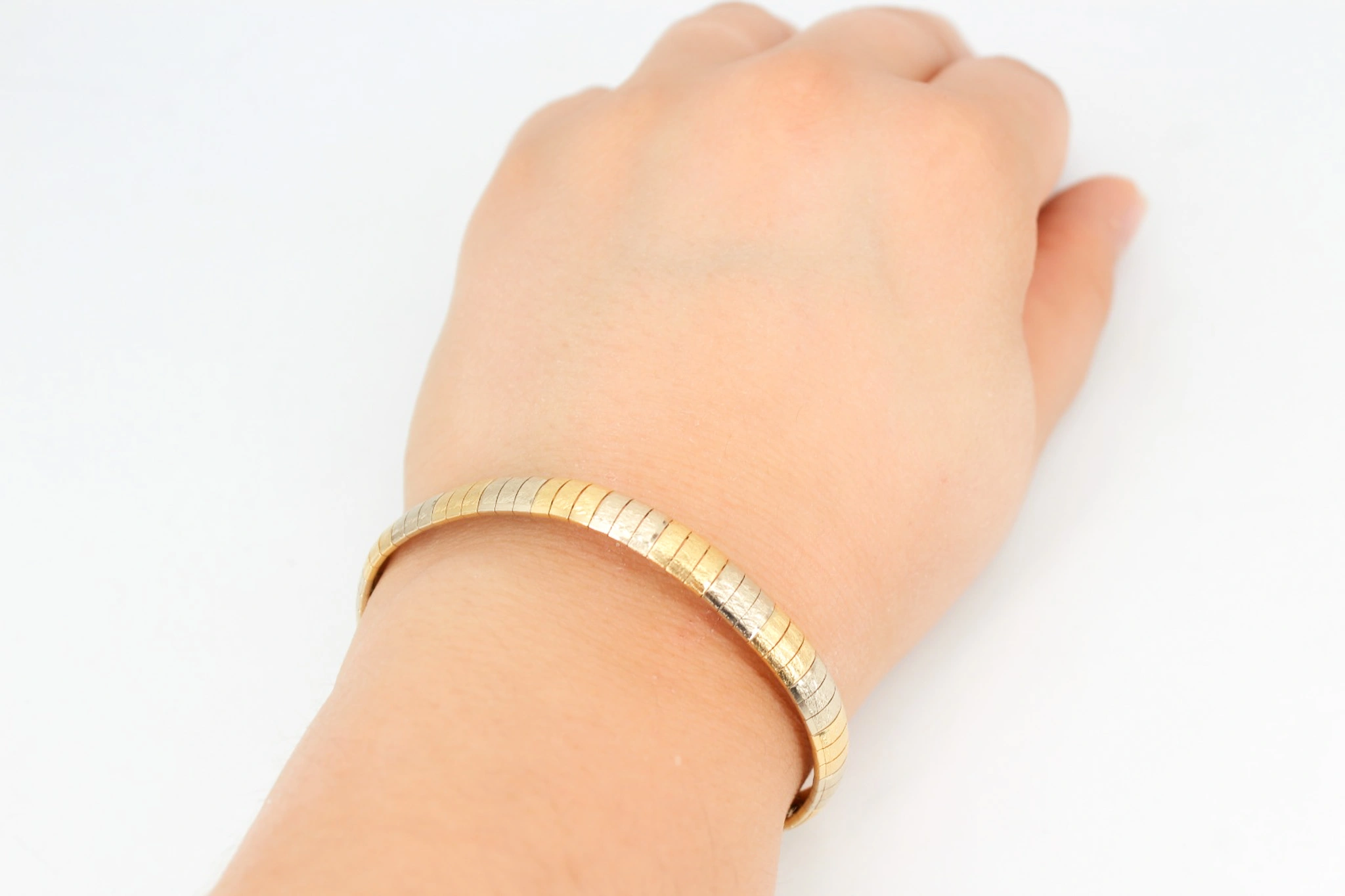 Pulsera de oro combinado 18K — foto 3
