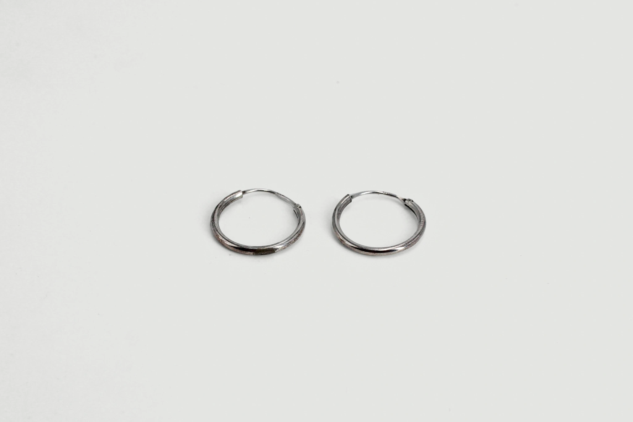Aros de plata 925 tipo creole 11x11mm