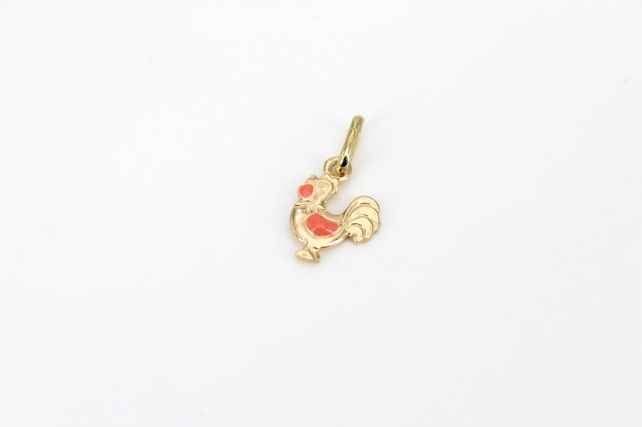 Colgante gallo de oro 18K — vista alternativa