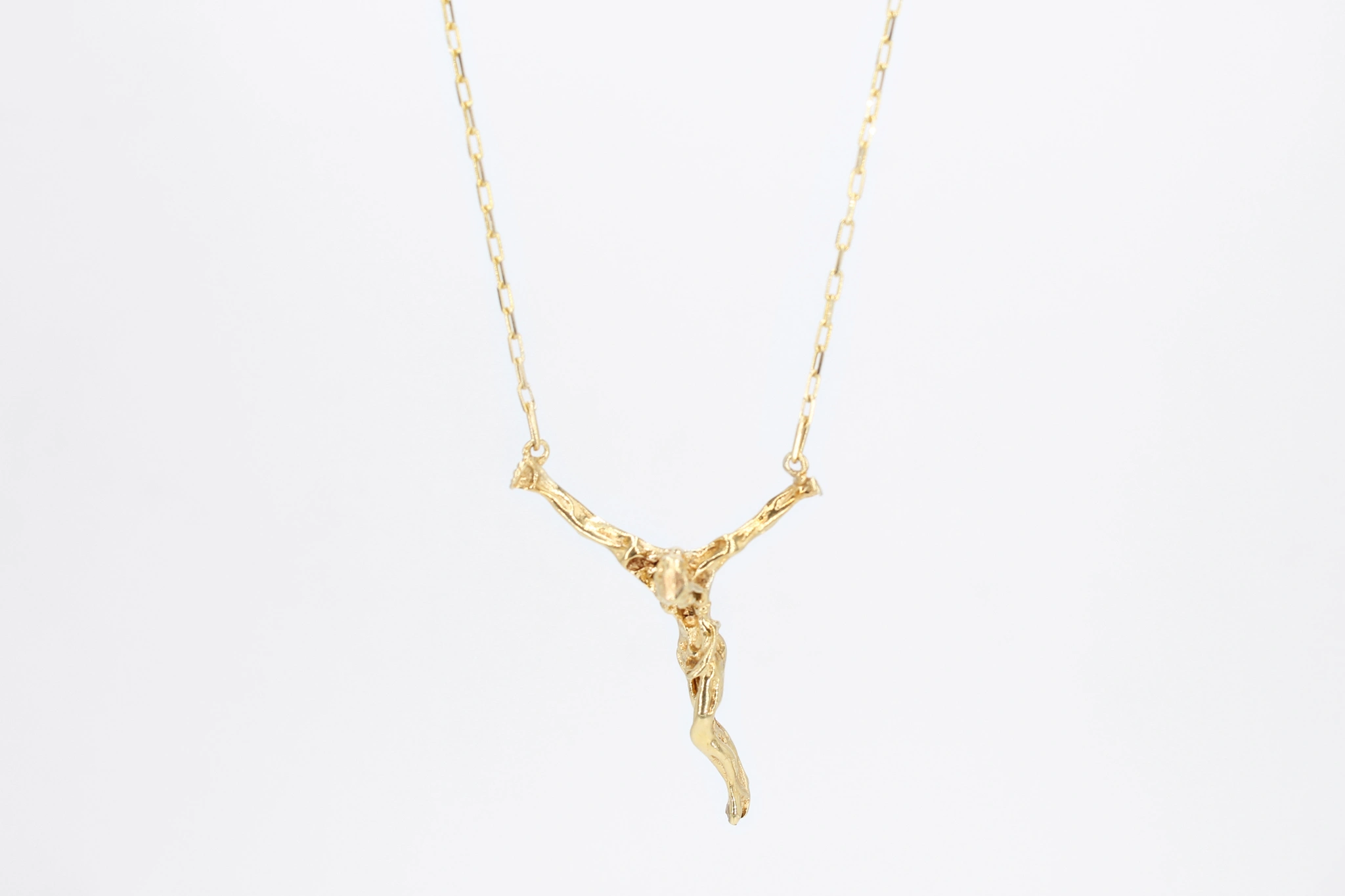 Collar de oro 18K con crucifijo