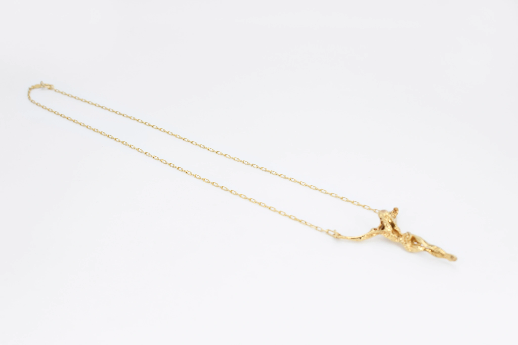Collar de oro 18K con crucifijo — foto 3