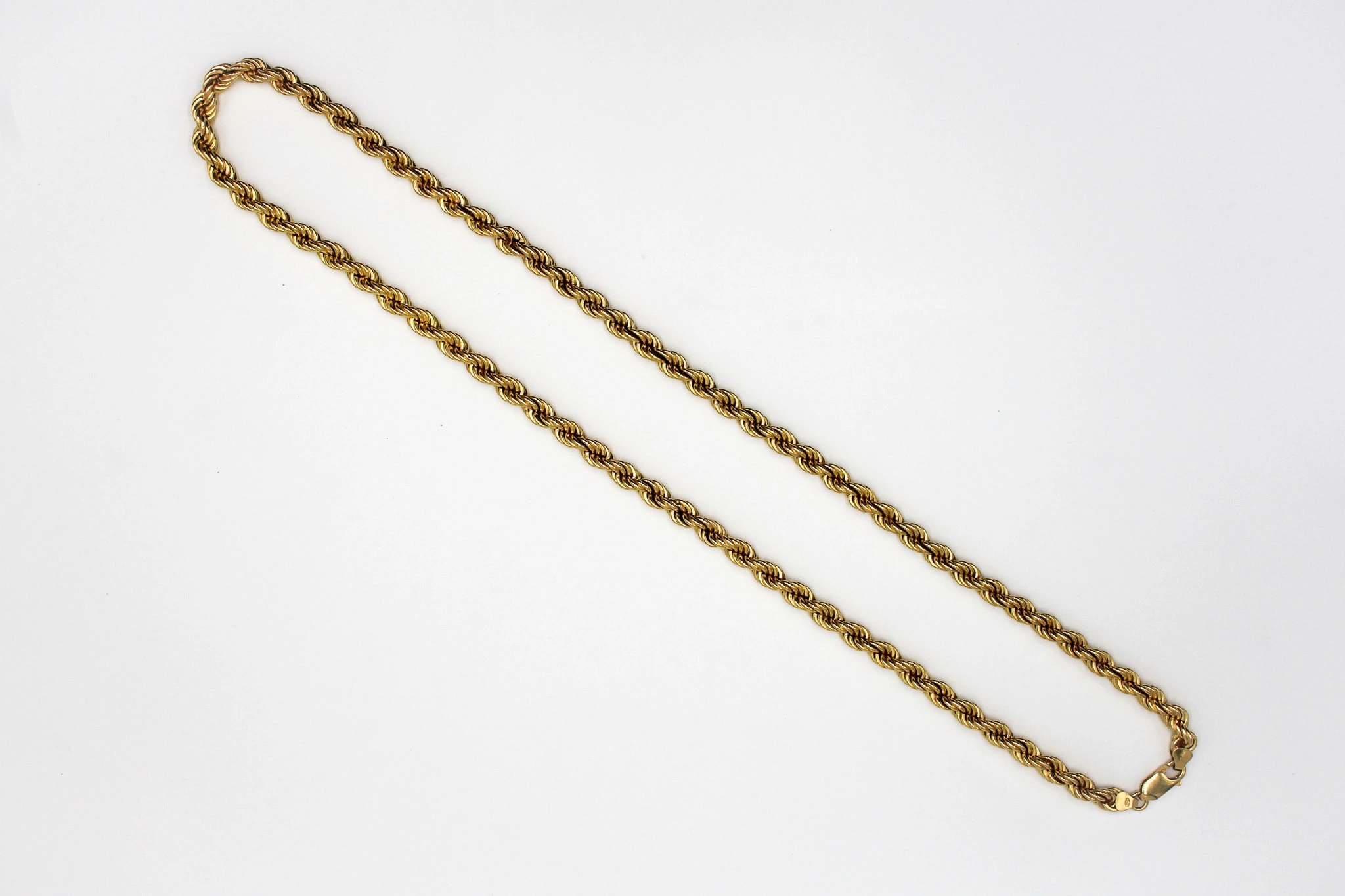 Cadena salomónica de oro 18K — foto 3