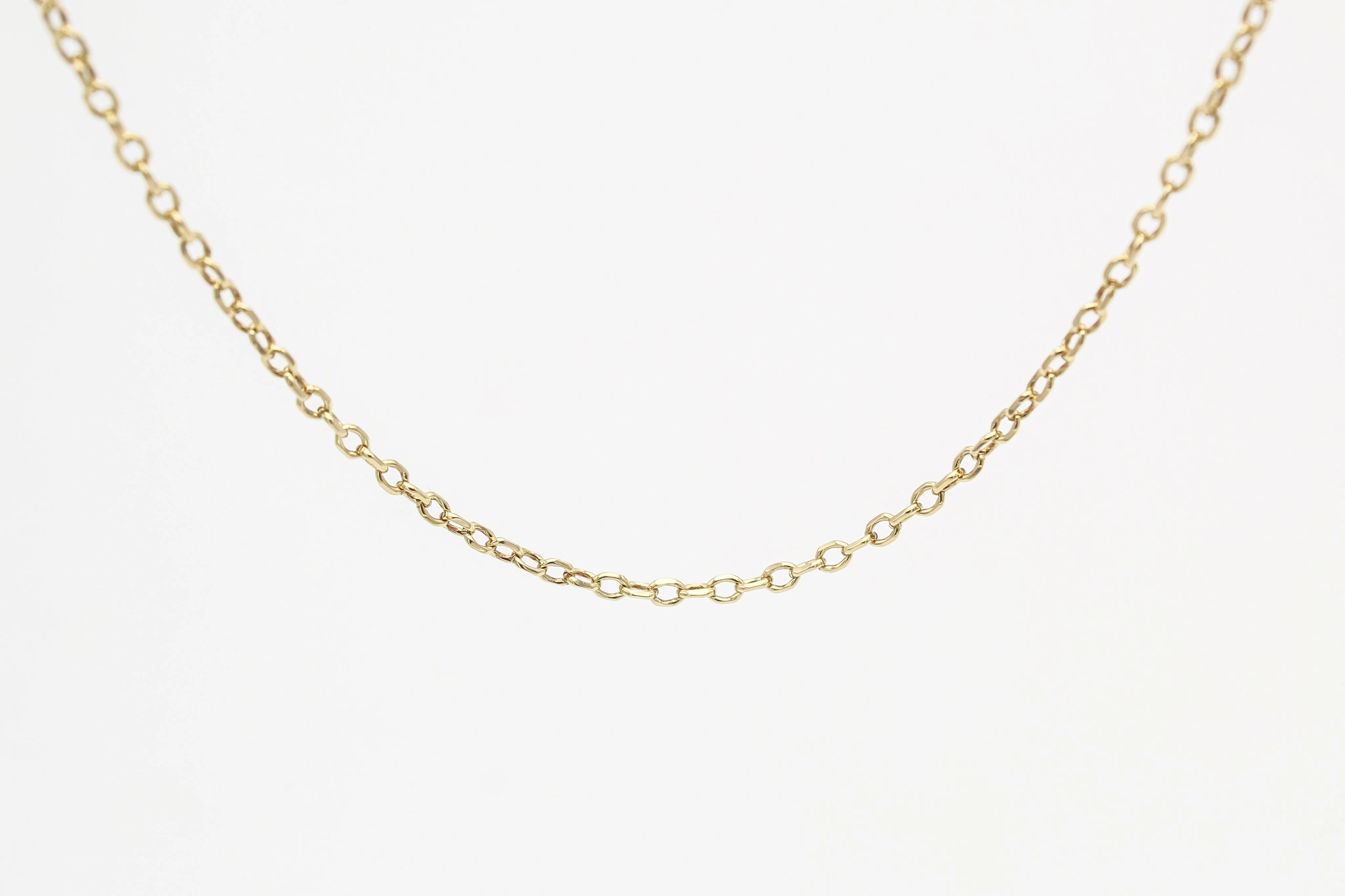 Cadena de oro forzada 18K