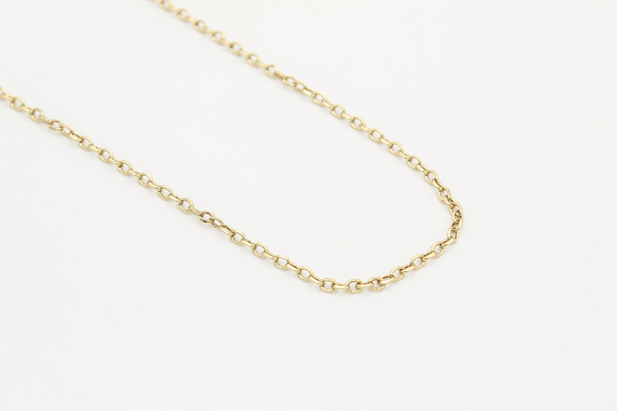 Cadena de oro forzada 18K — vista alternativa