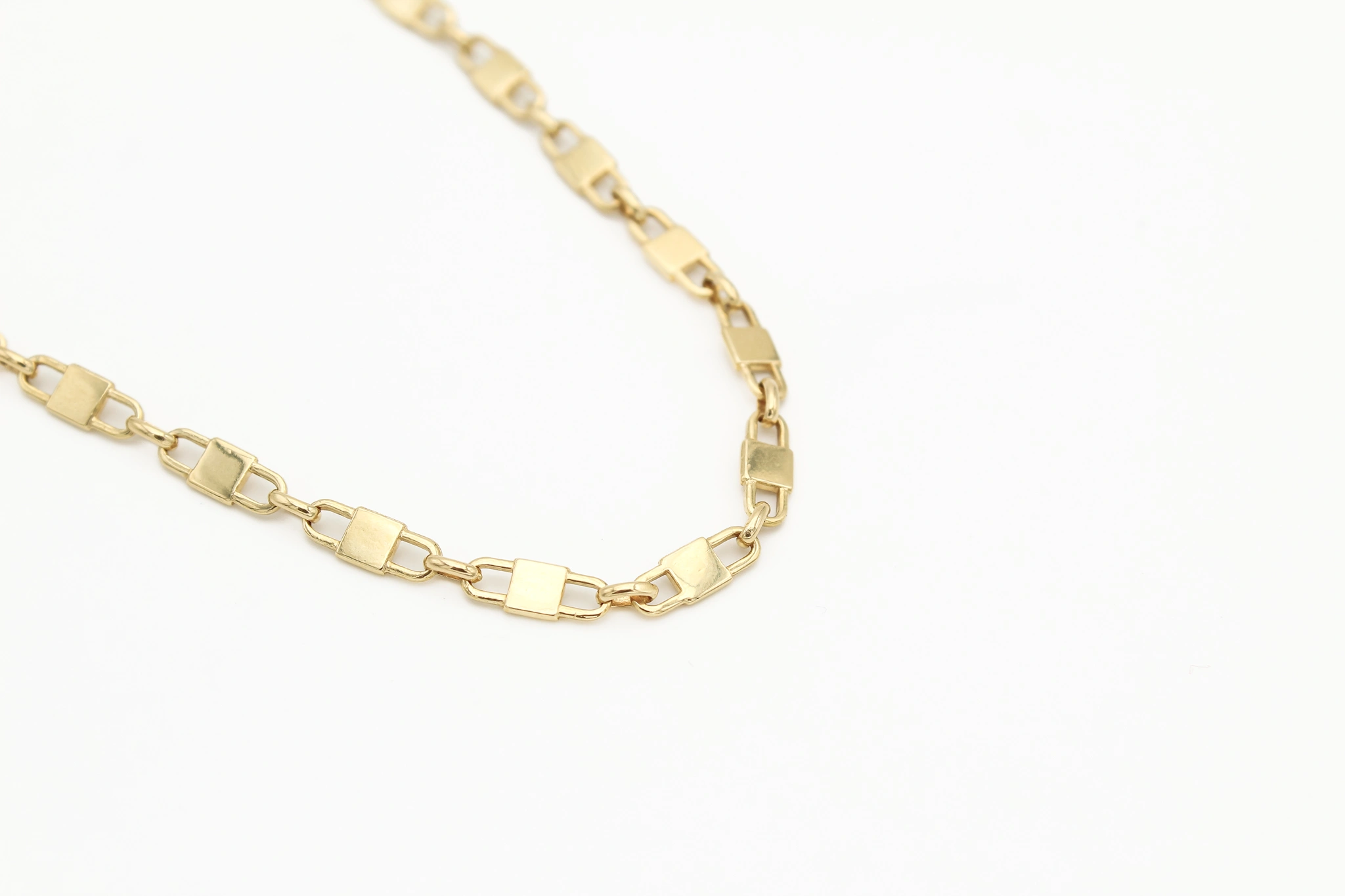 Cadena de oro eslabones 18K — vista alternativa