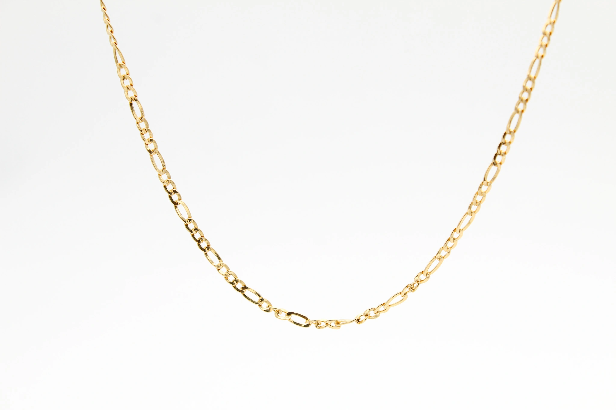 Cadena fígaro de oro 18K — foto 3