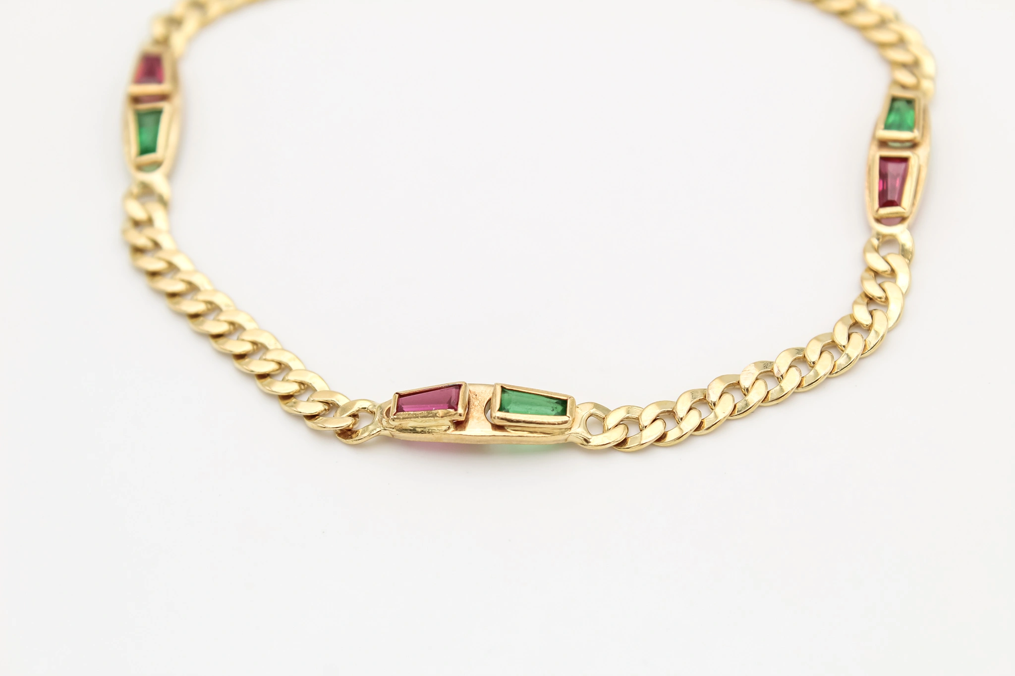 Pulsera barbada de oro 18K — vista alternativa
