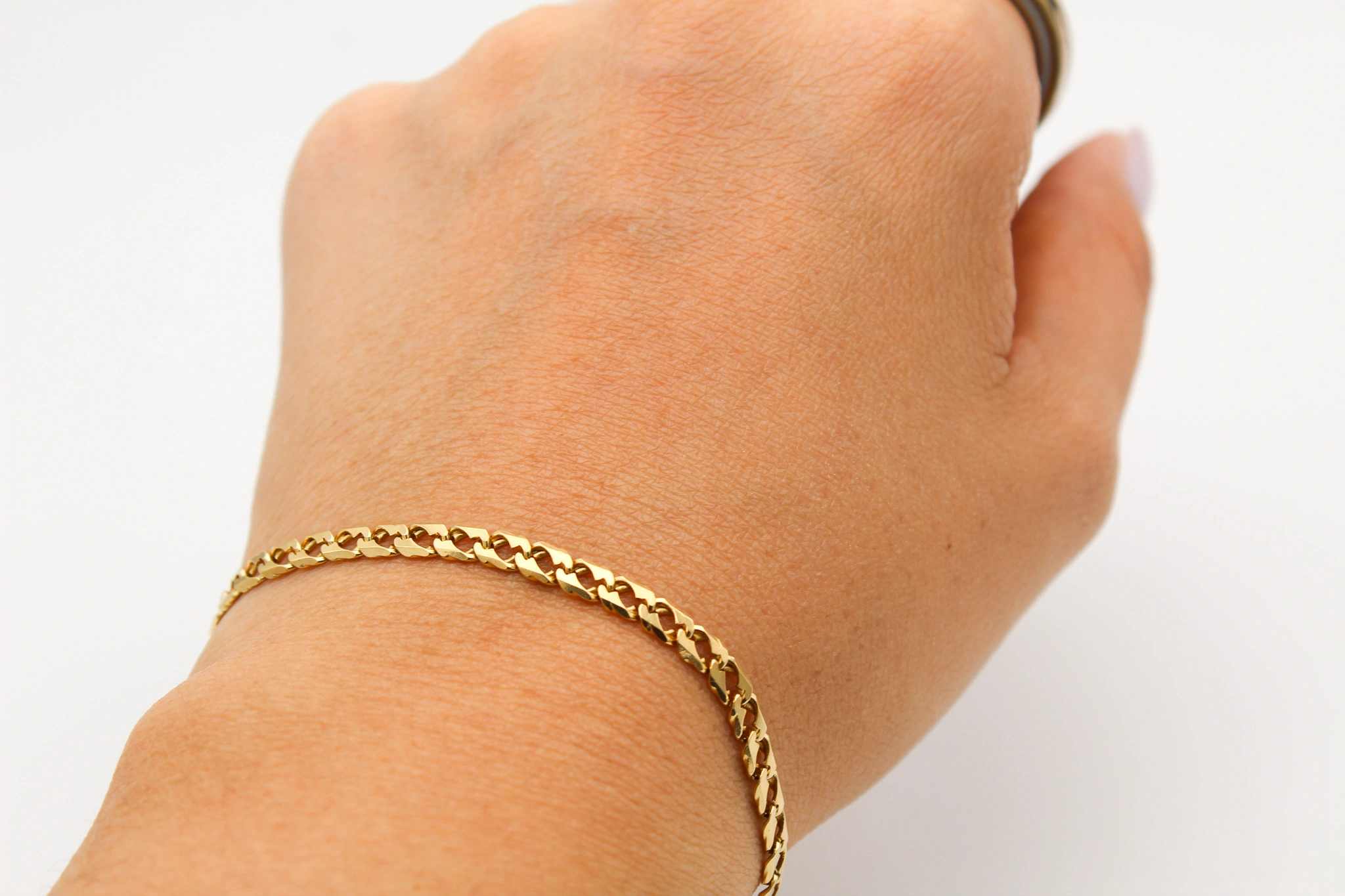 Pulsera de oro 18K eslabones — foto 3