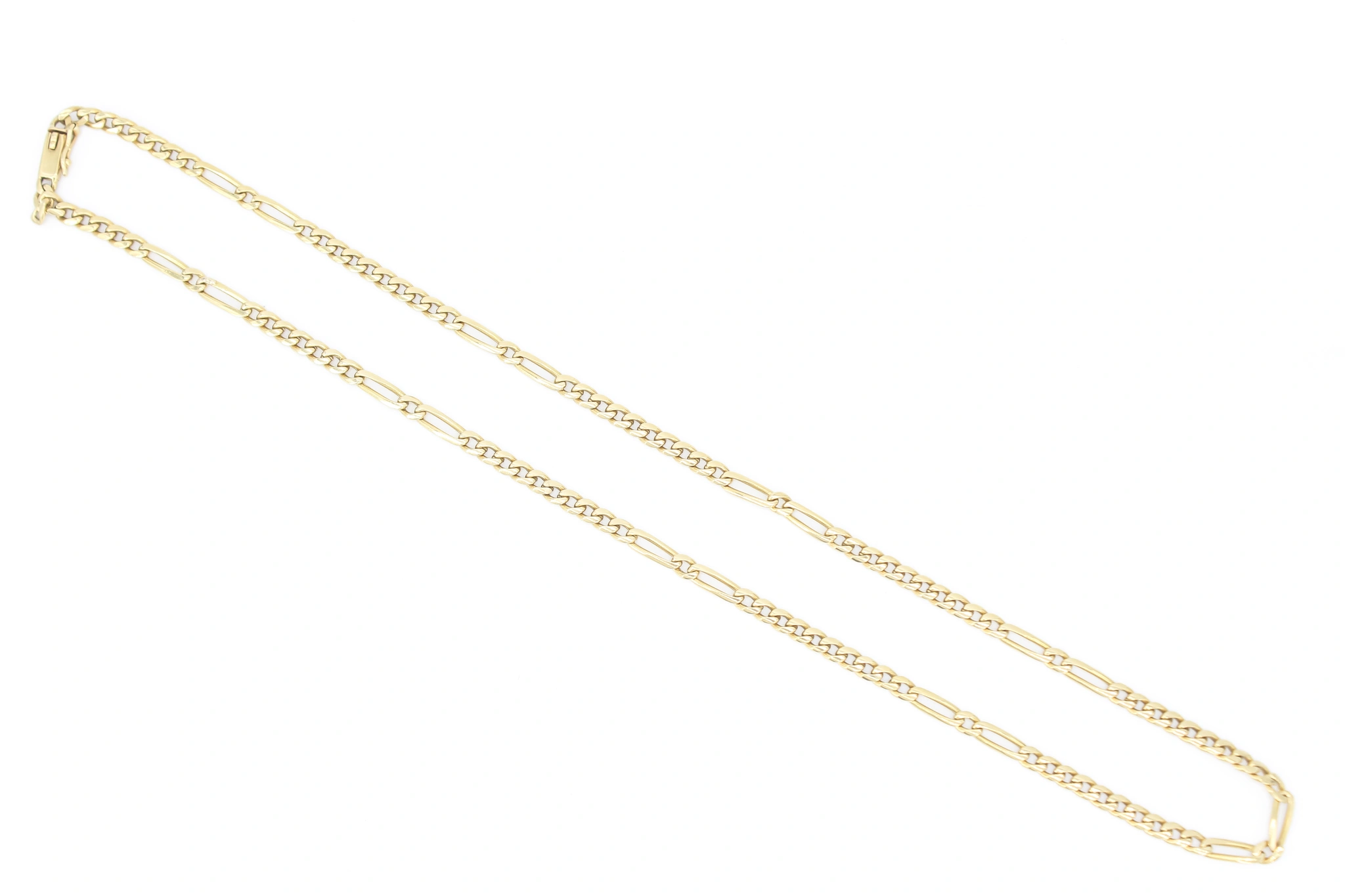 Cadena Figaro de oro 18K 4mm — vista alternativa