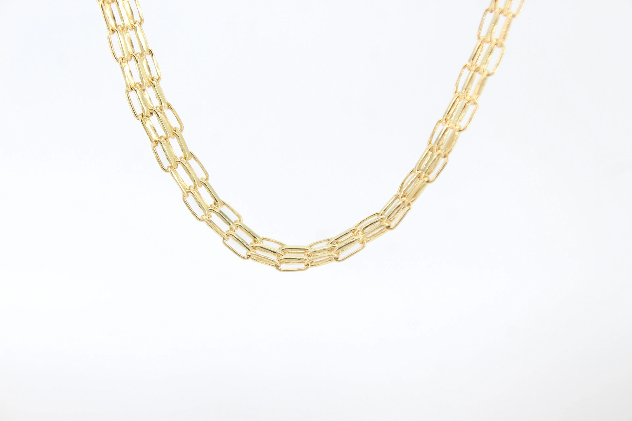 Cadena Bismark de oro 18K