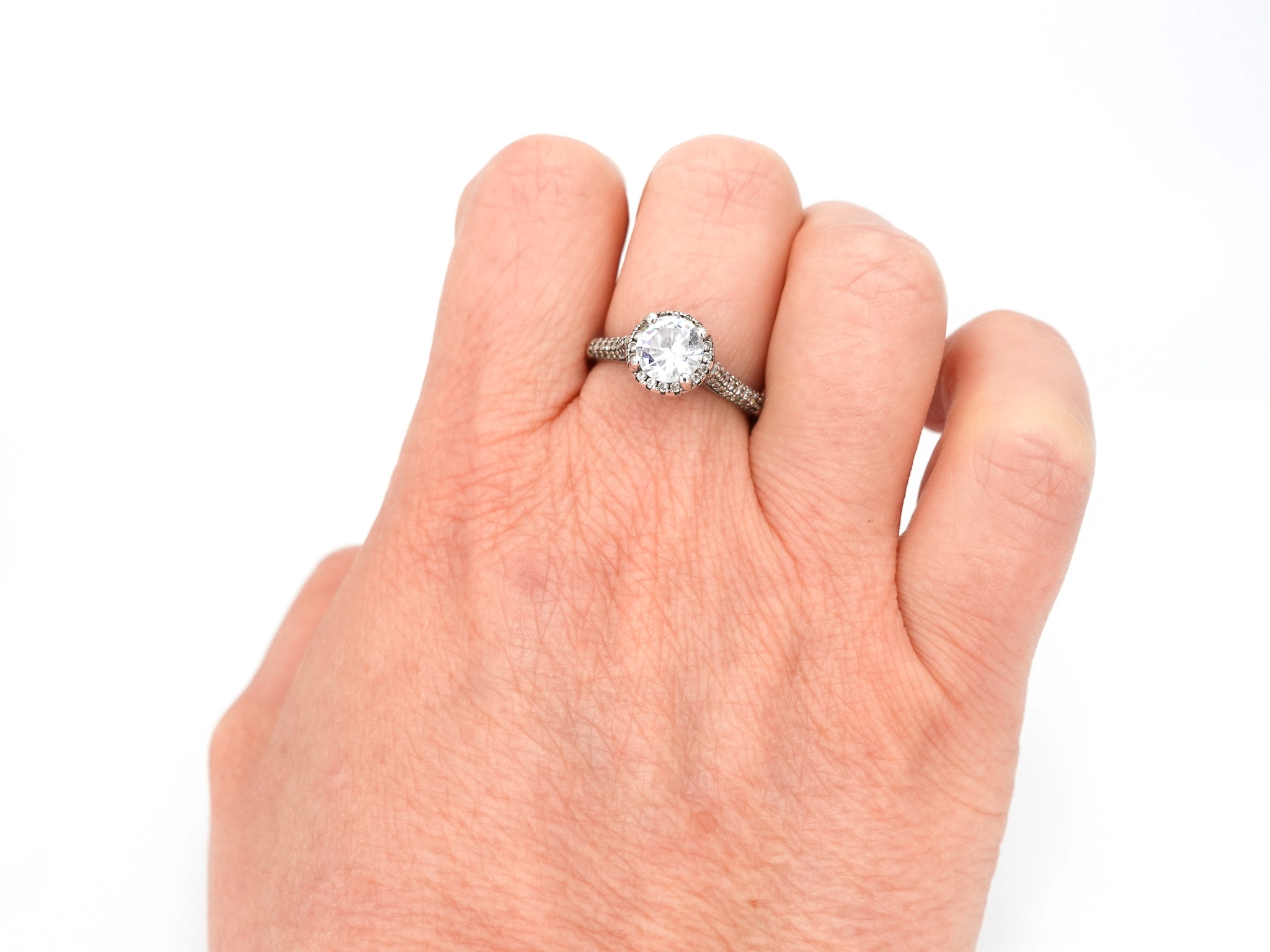 Anillo de plata 925 con circonitas — foto 3