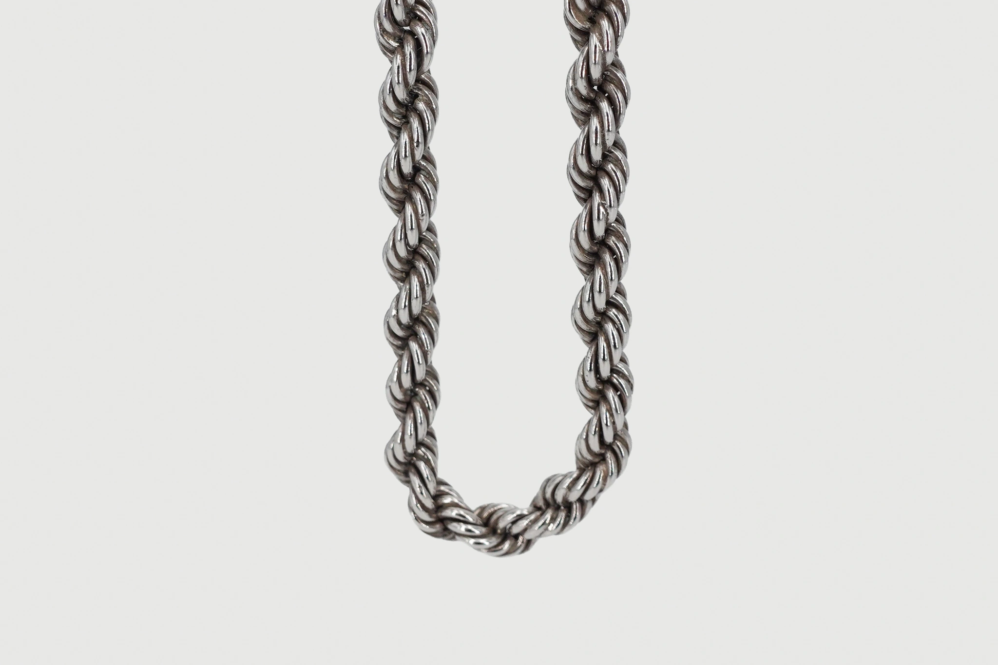 Collar de plata 925 salomónica 9x570mm