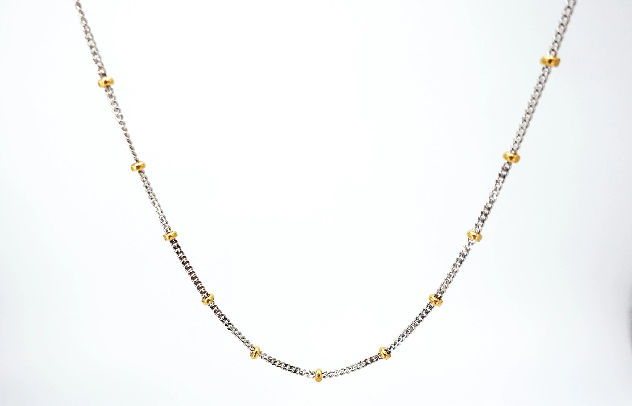 Cadena de oro combinado 18K