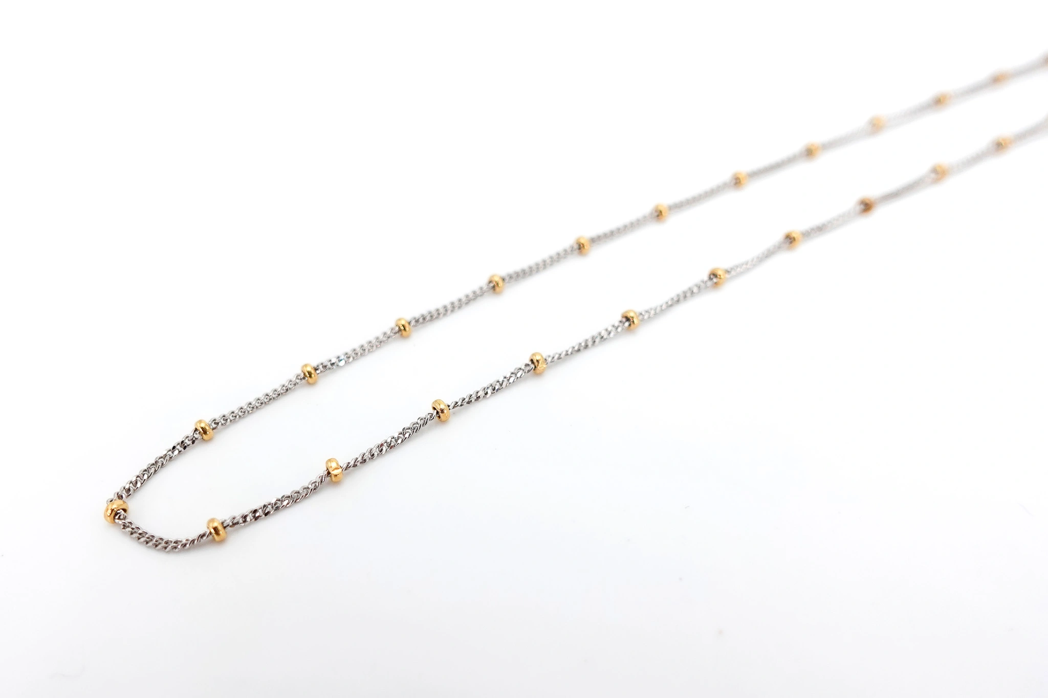 Cadena de oro combinado 18K — vista alternativa