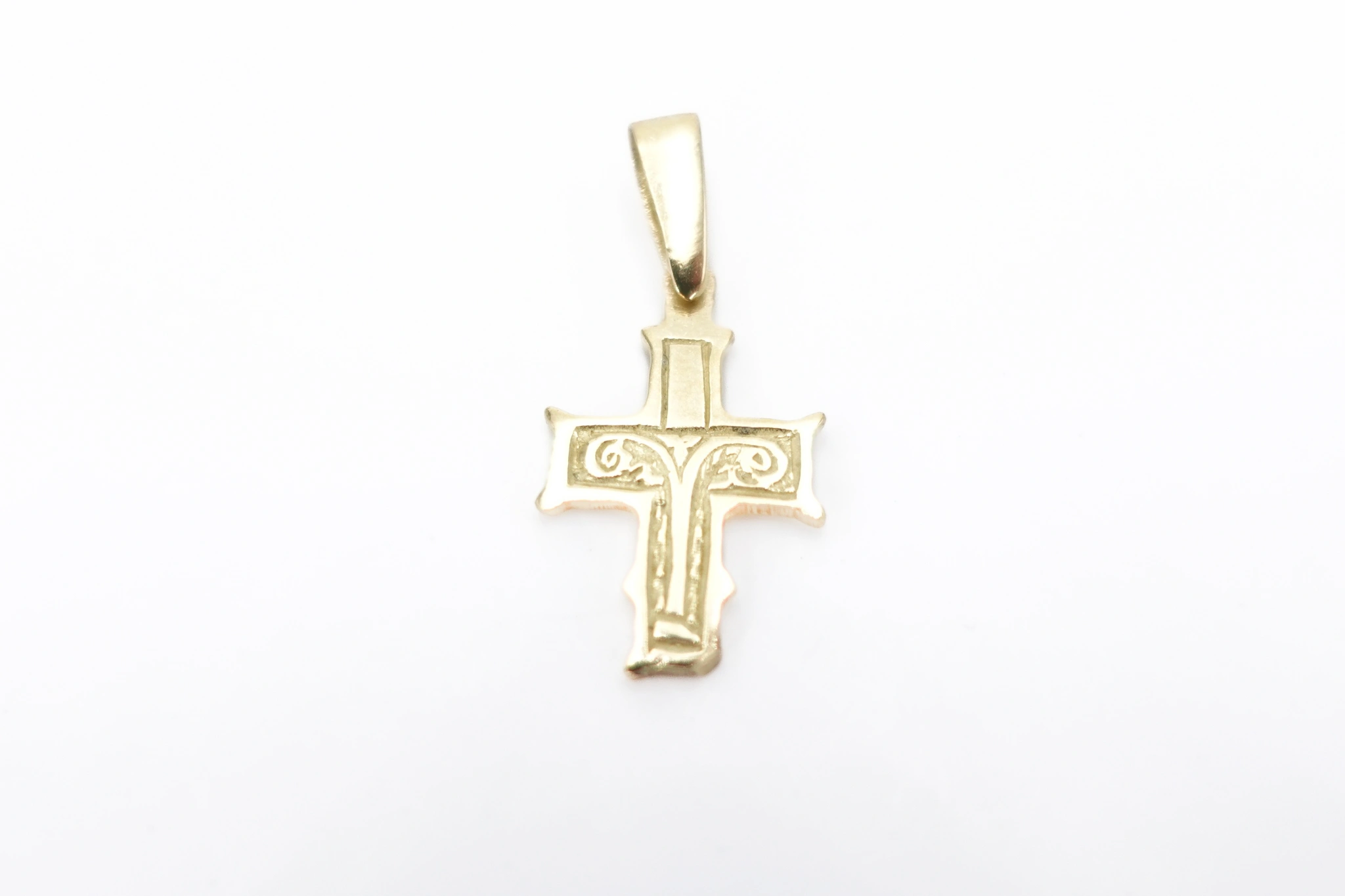Colgante cruz de oro 18K