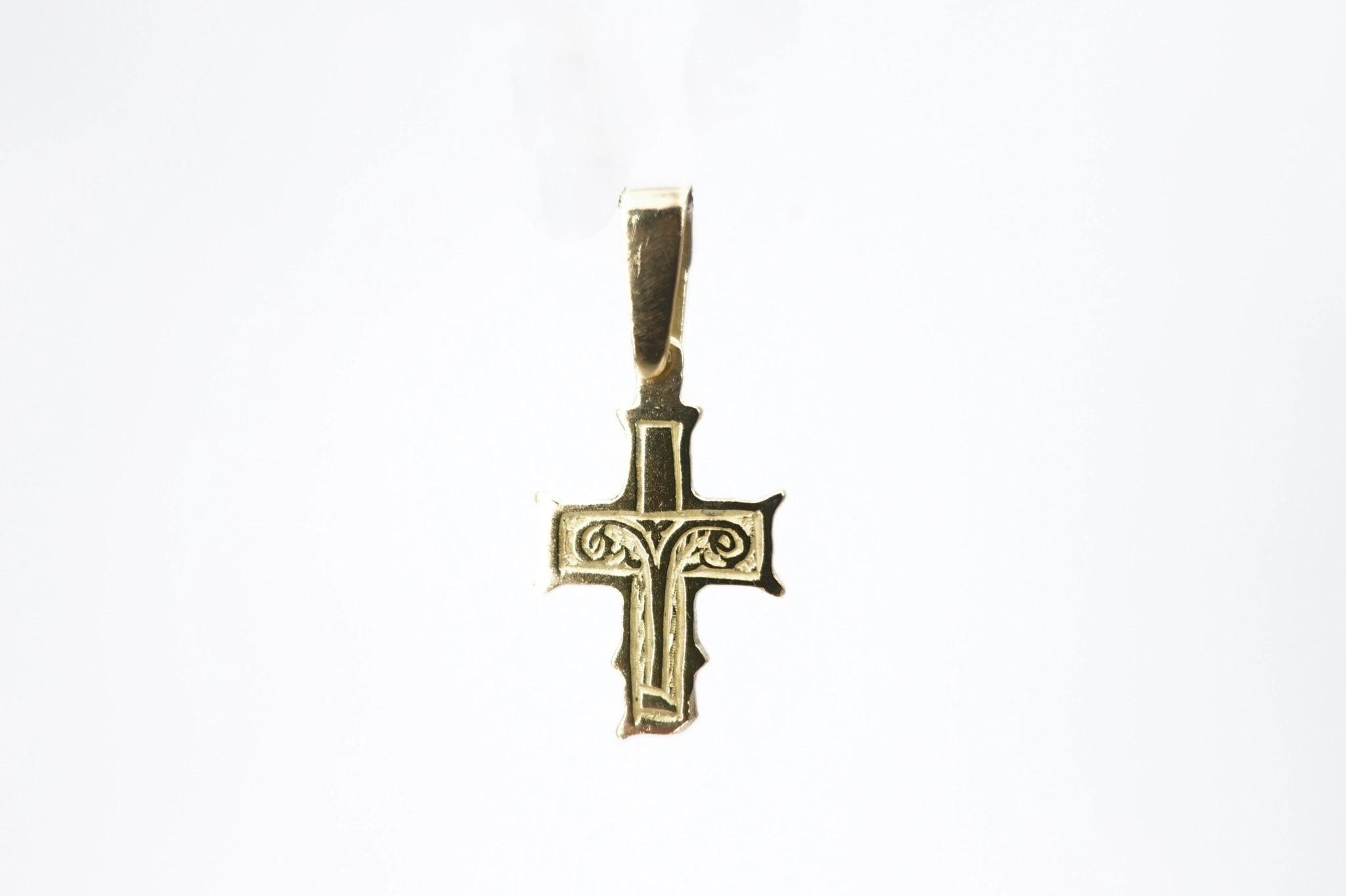 Colgante cruz de oro 18K — foto 3